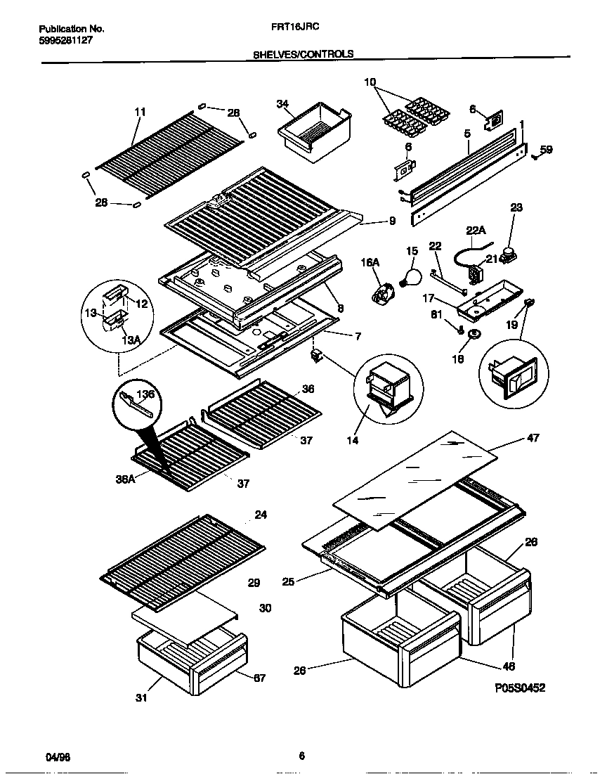 04 - SHELVES/CONTROLS