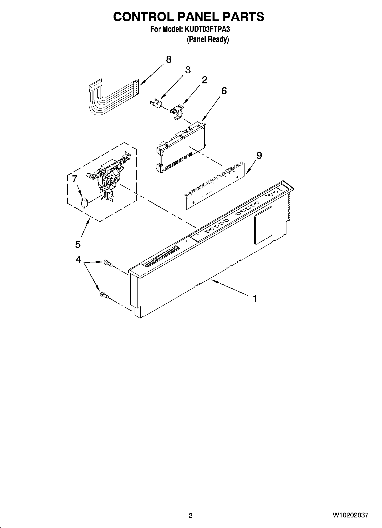 02 - CONTROL PANEL PARTS