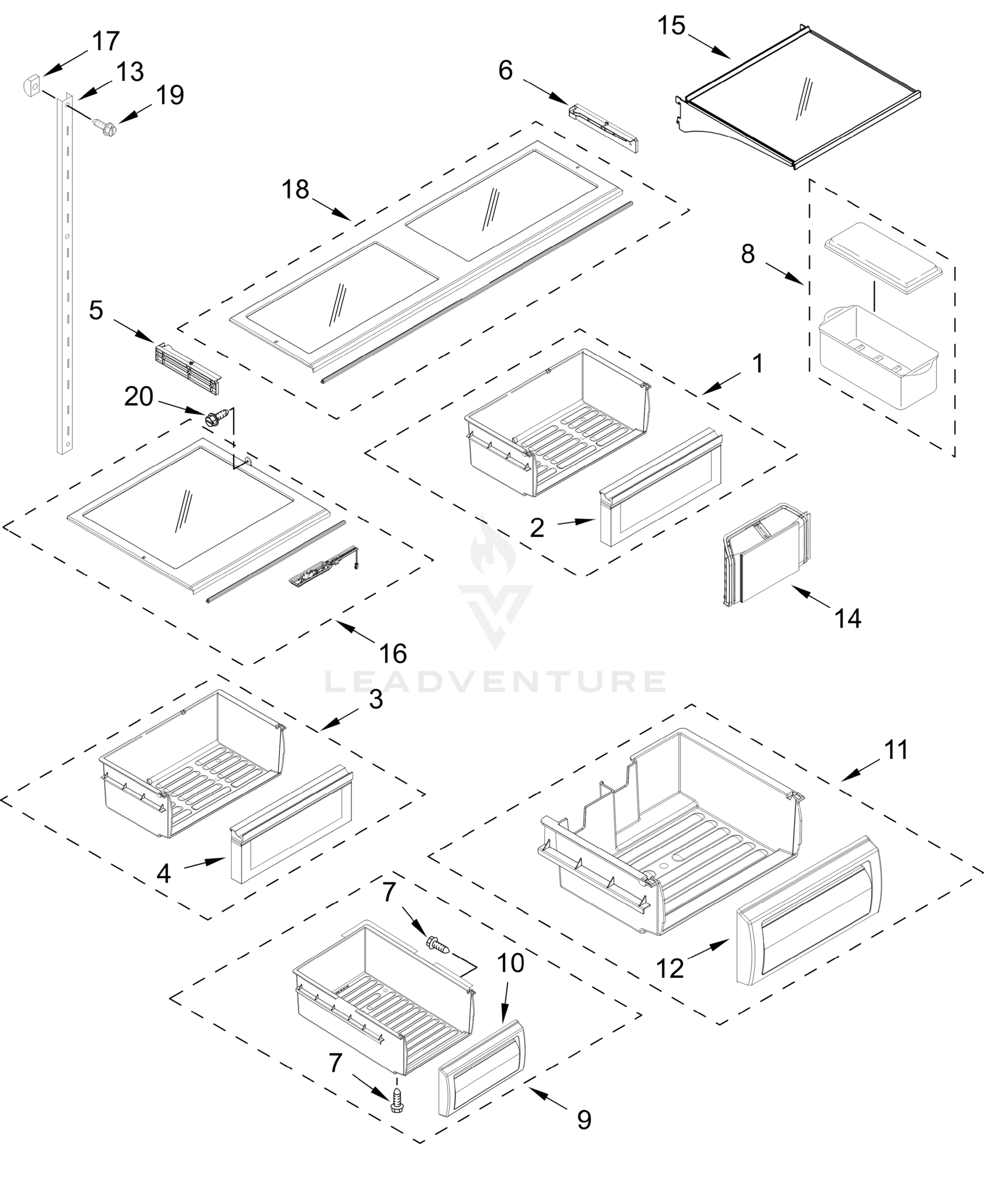 SHELF PARTS