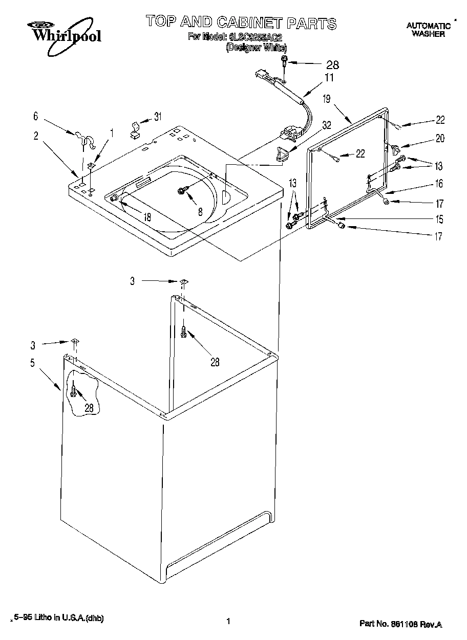 01 - TOP AND CABINET, LIT/OPTIONAL