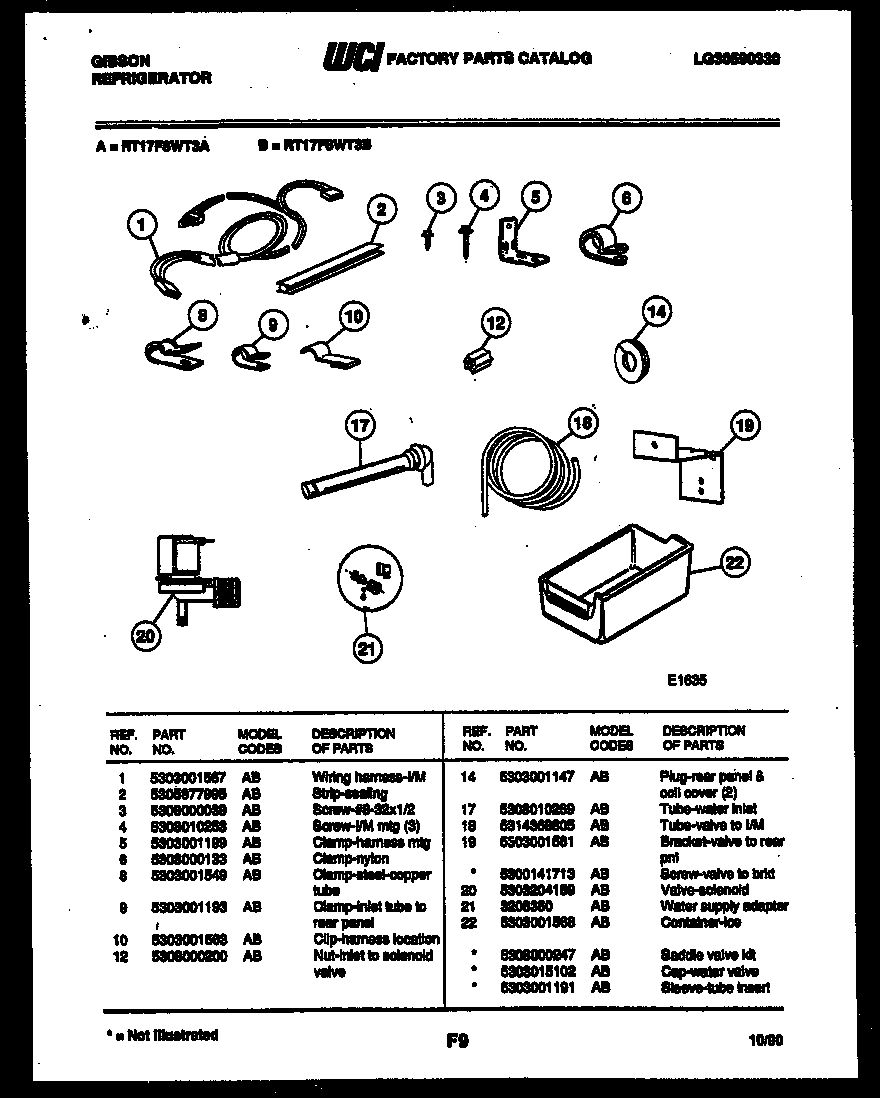06 - ICE MAKER INSTALLATION PARTS