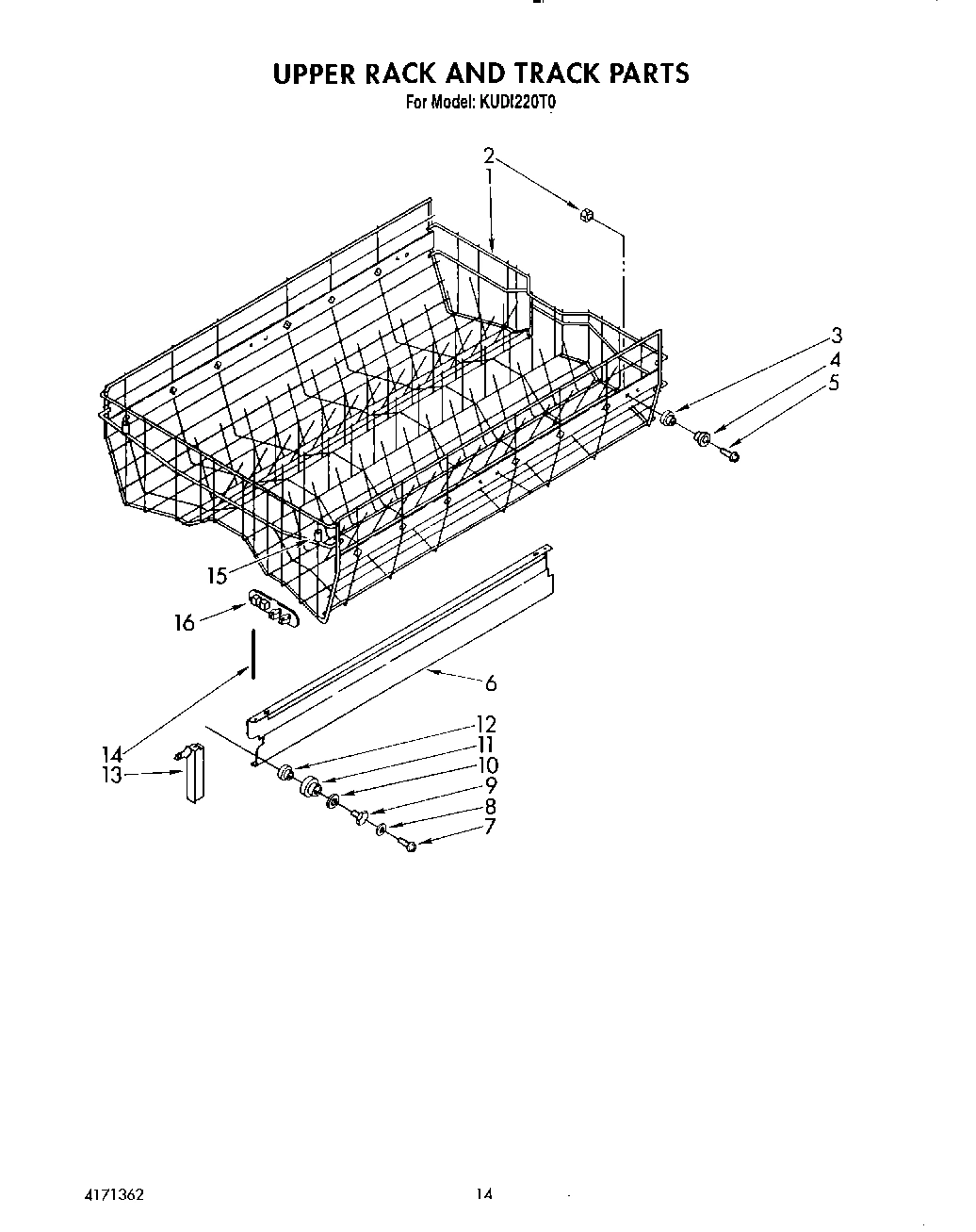 11 - UPPER RACK AND TRACK