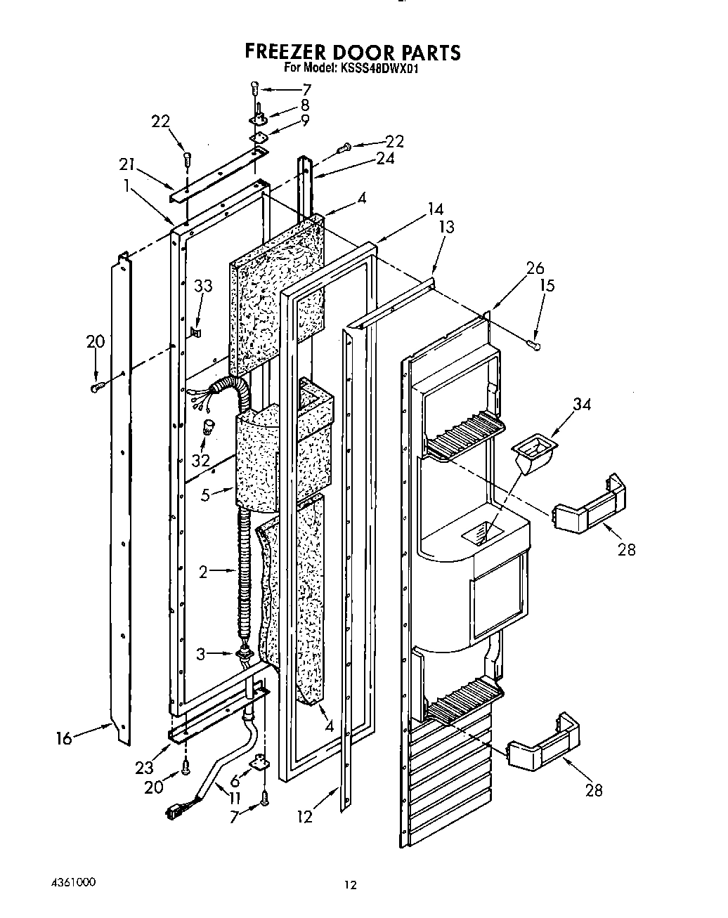 11 - FREEZER DOOR