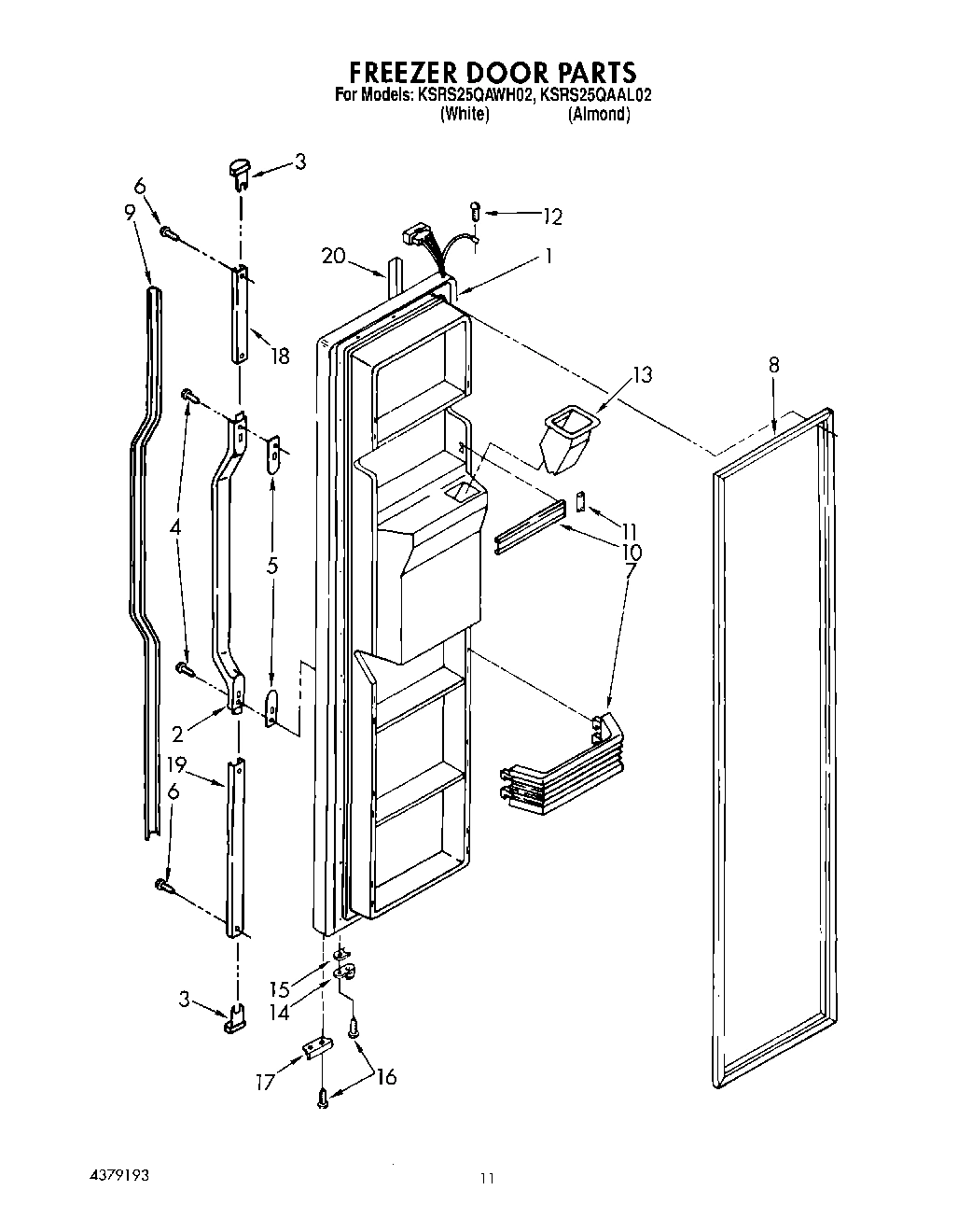07 - FREEZER DOOR