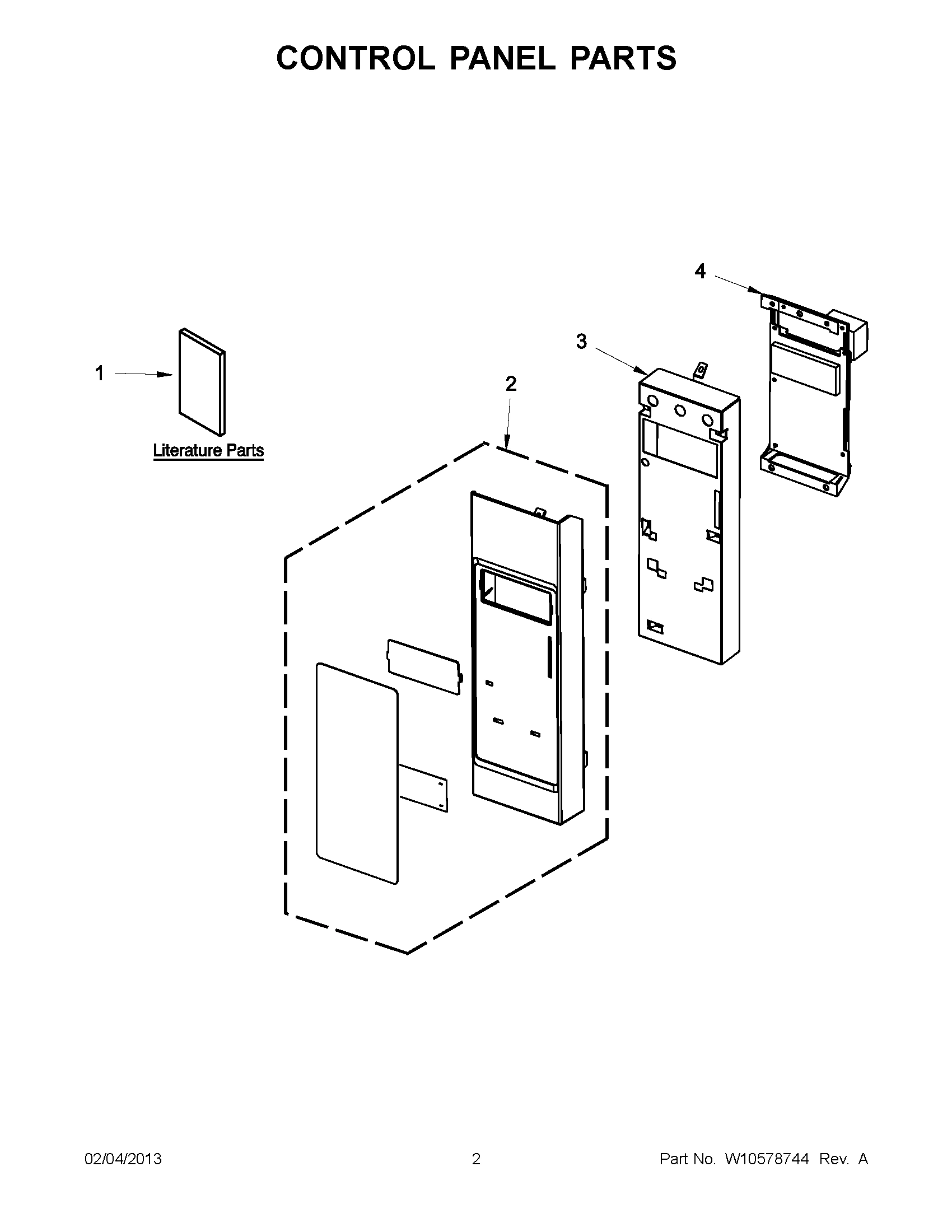 01 - CONTROL PANEL PARTS