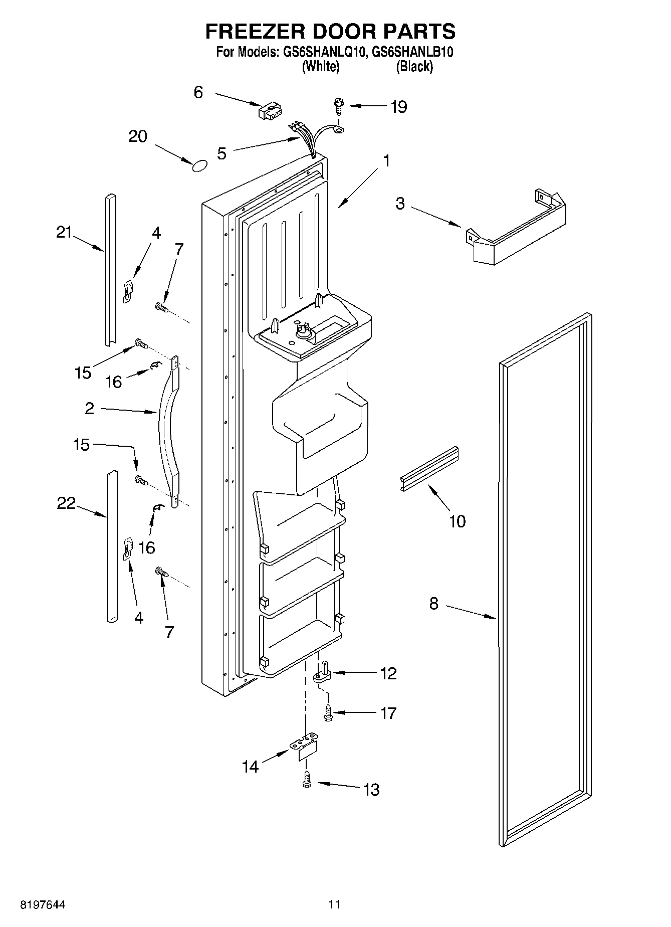 07 - FREEZER DOOR