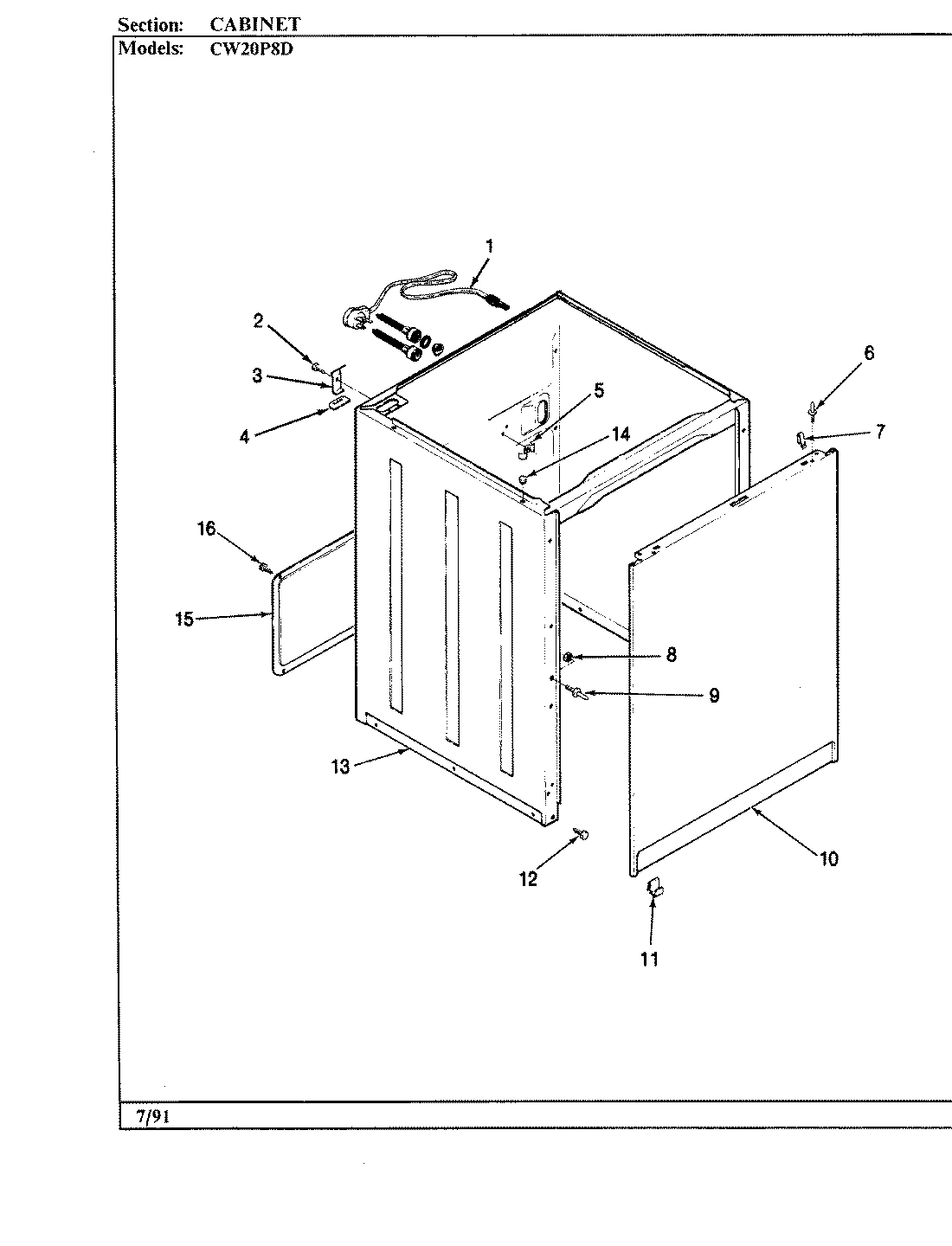 02 - CABINET (CW20P8D)