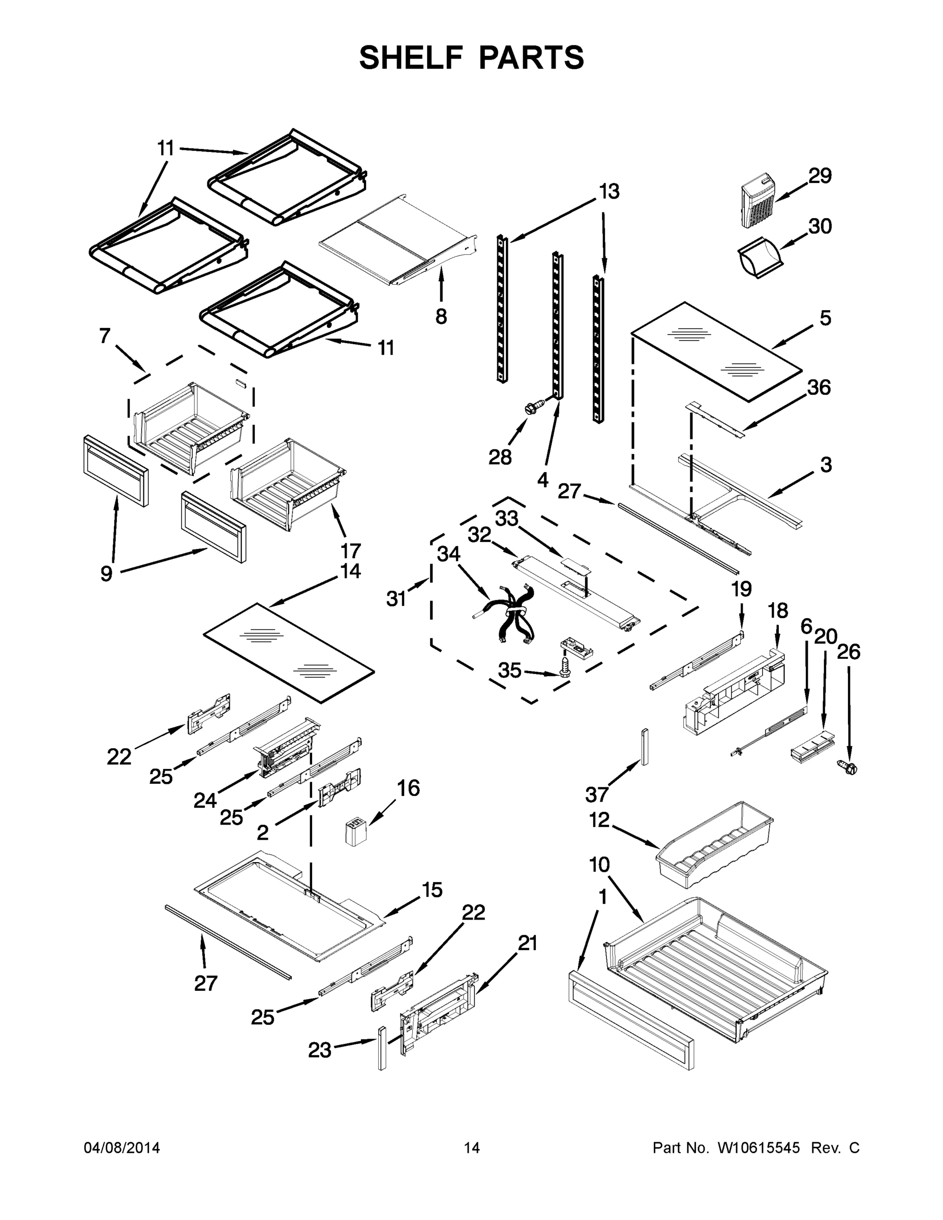 08 - SHELF PARTS