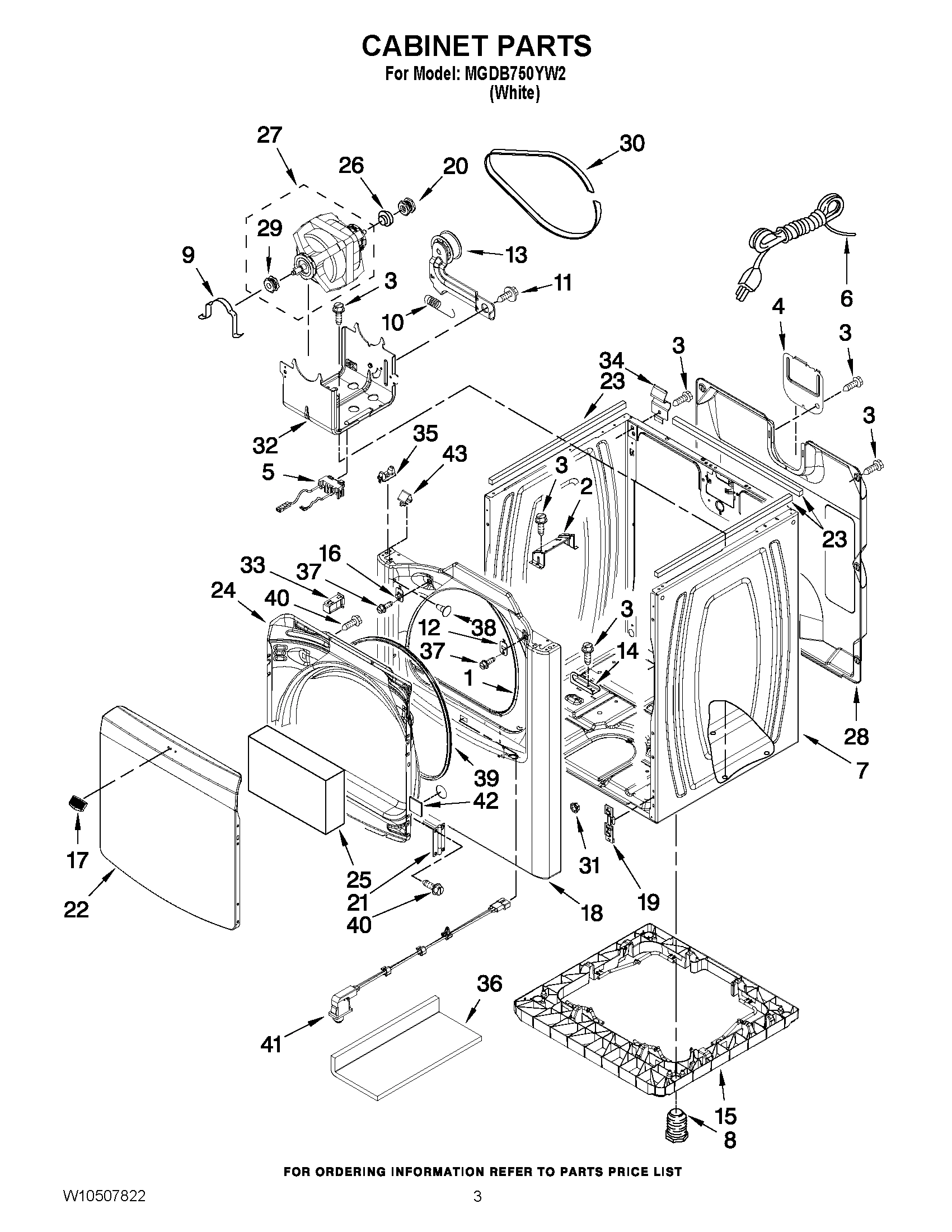 02 - CABINET PARTS