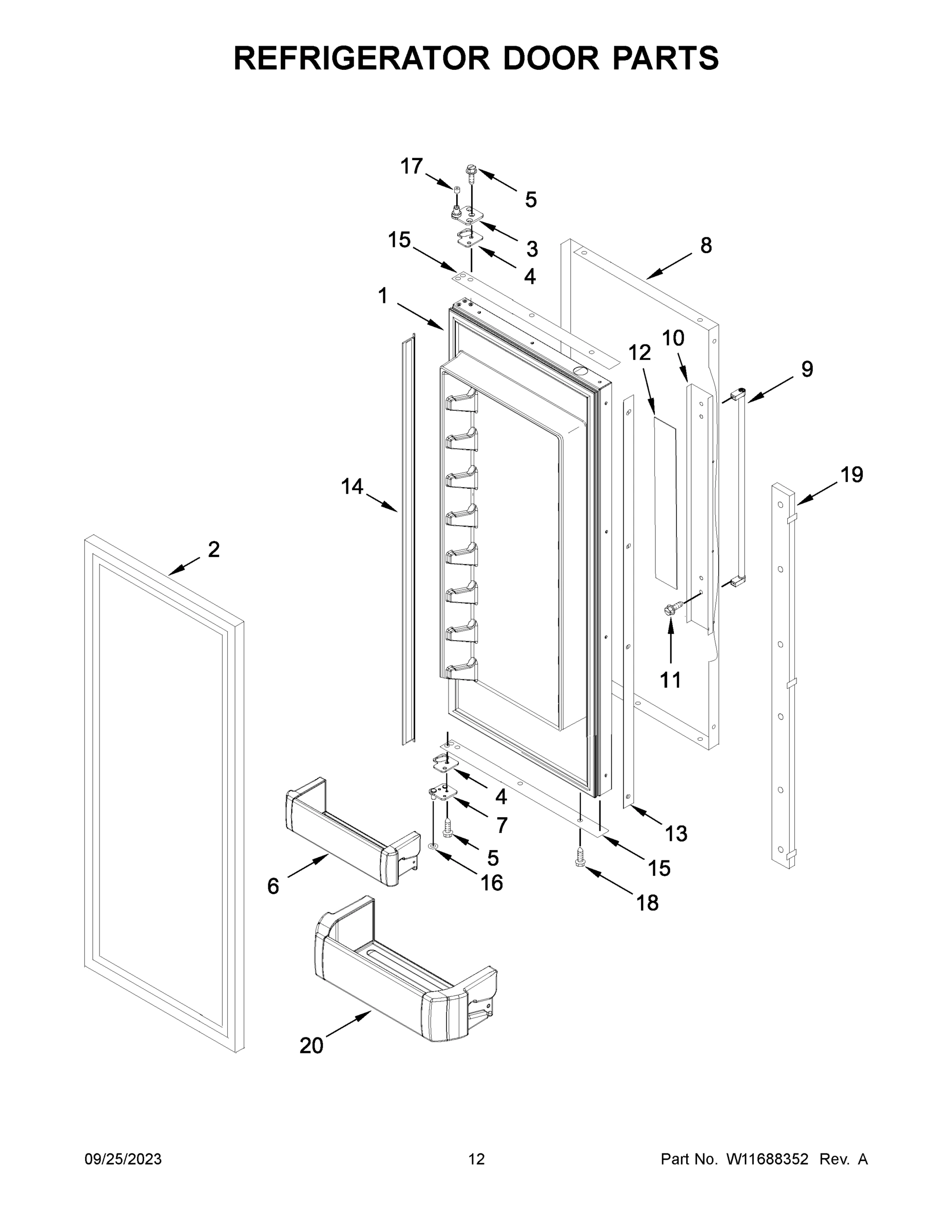 07 - REFRIGERATOR DOOR PARTS