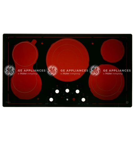 WB62X43035 GE Cooktop Glass and Frame