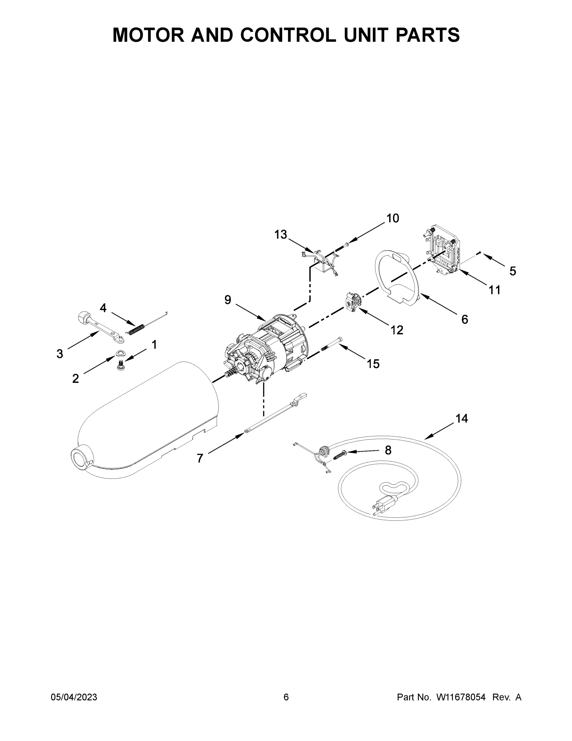 04 - MOTOR AND CONTROL UNIT PARTS