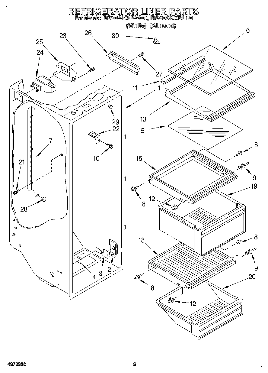 02 - REFRIGERATOR LINER