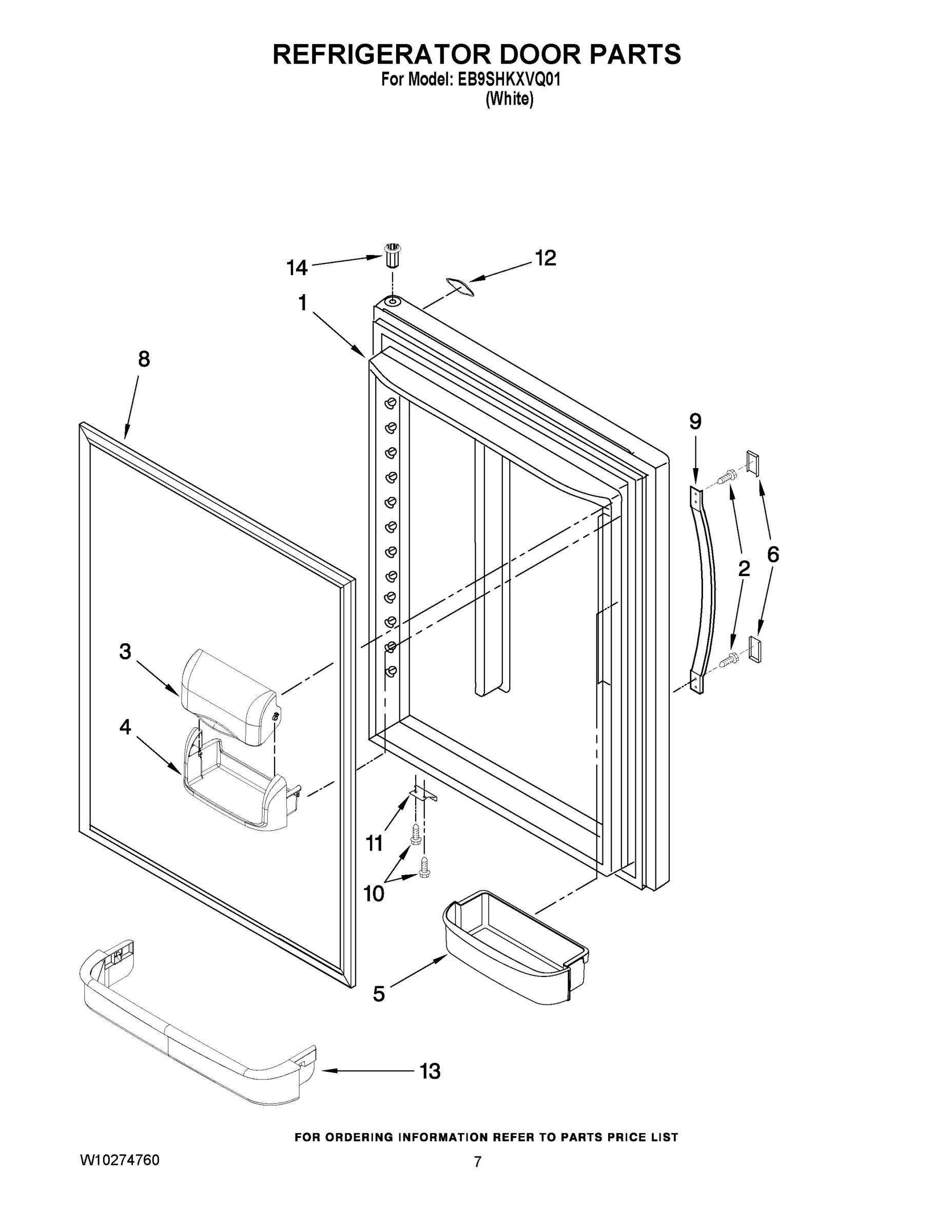 04 - REFRIGERATOR DOOR PARTS