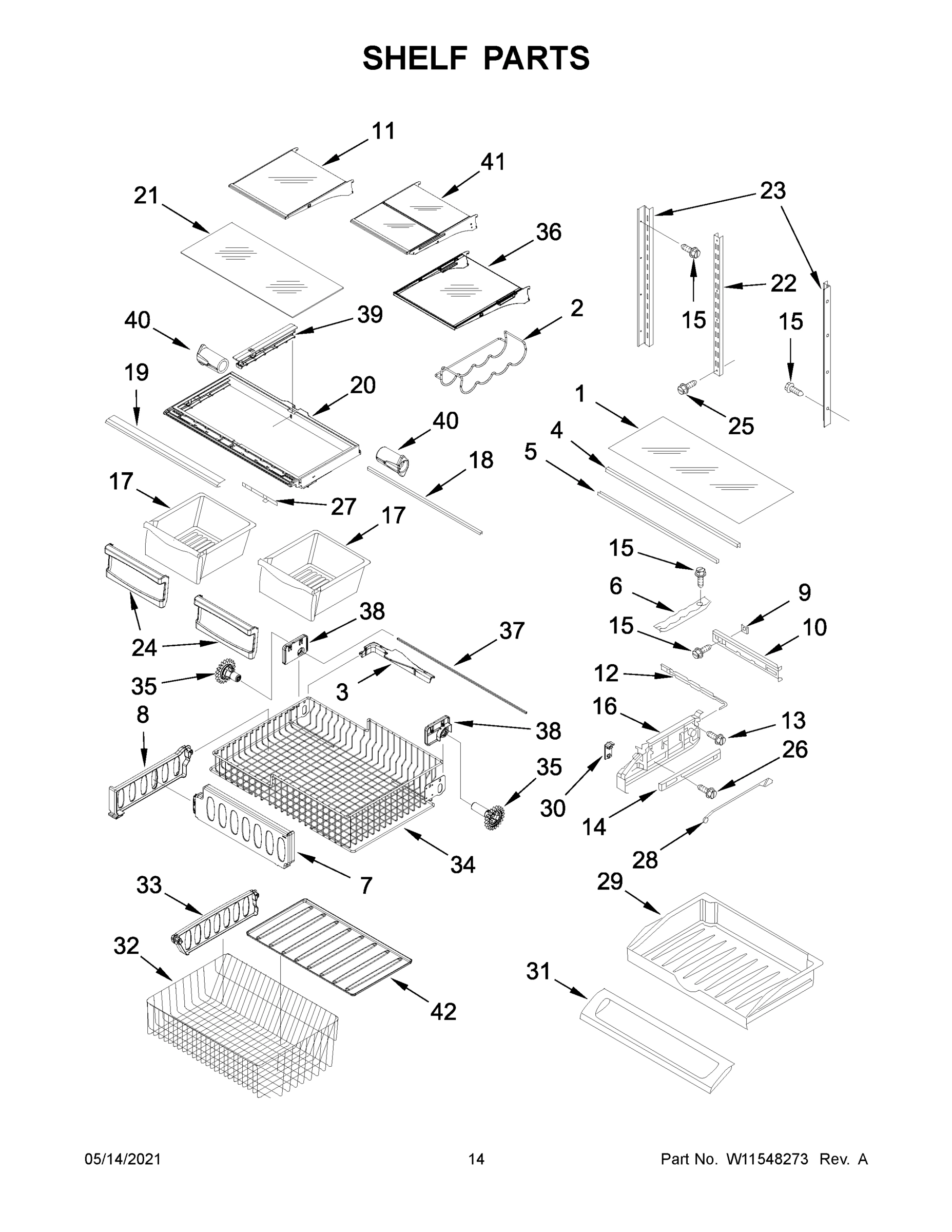 08 - SHELF PARTS