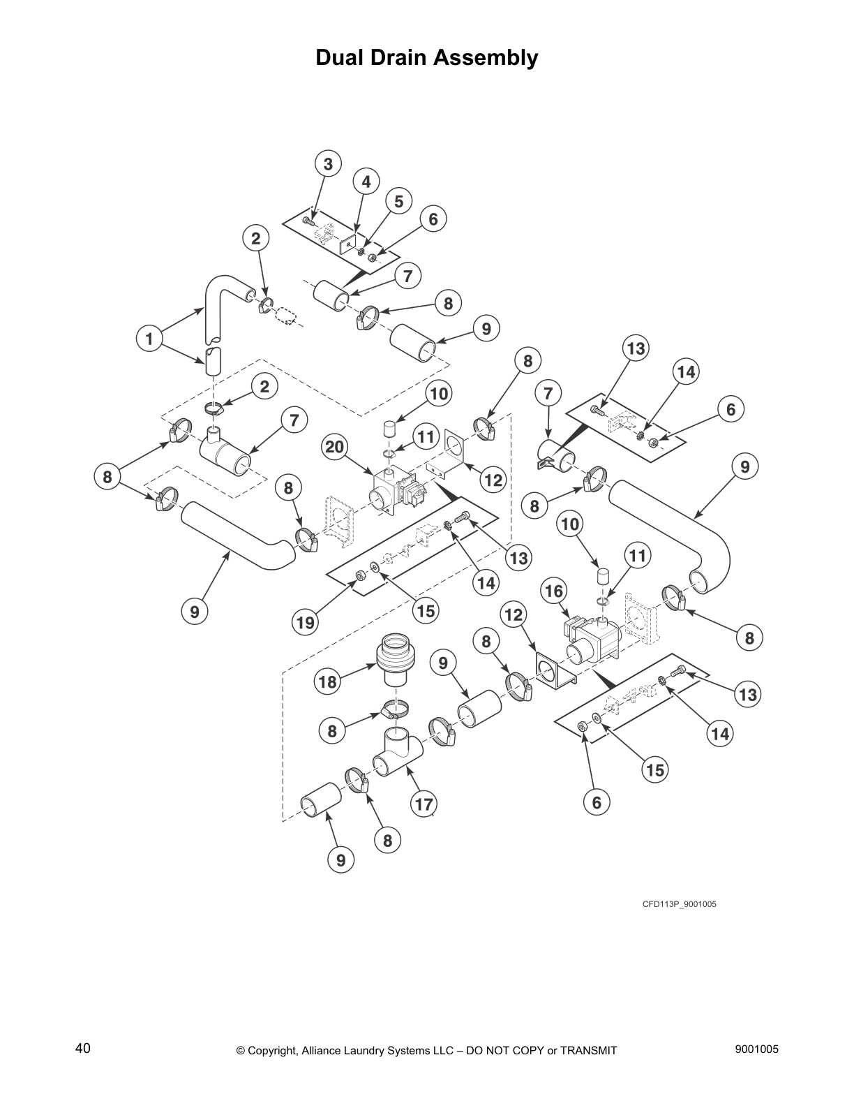 Dual Drain Assembly