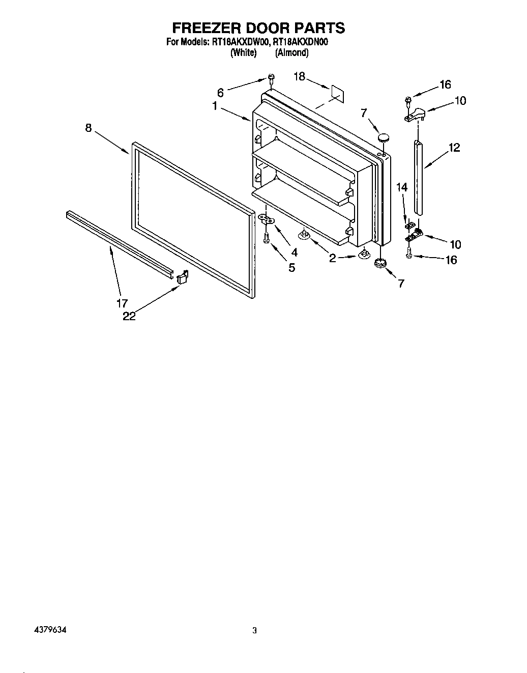 02 - FREEZER DOOR
