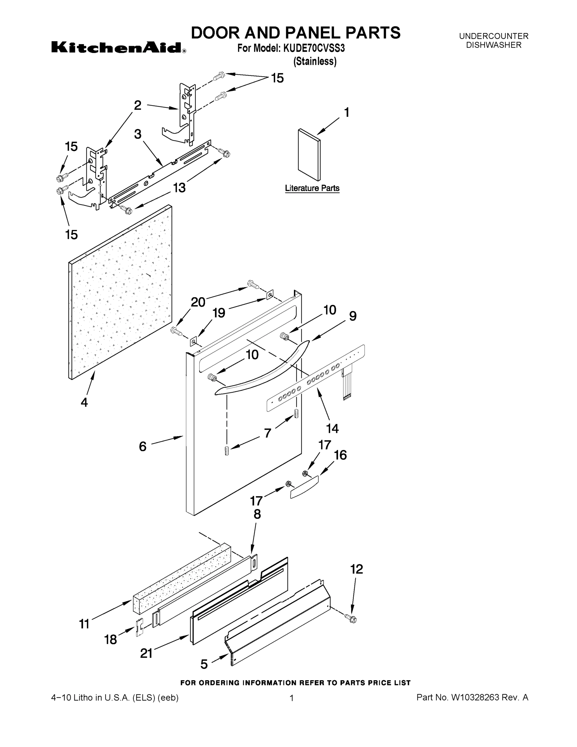 01 - DOOR AND PANEL PARTS