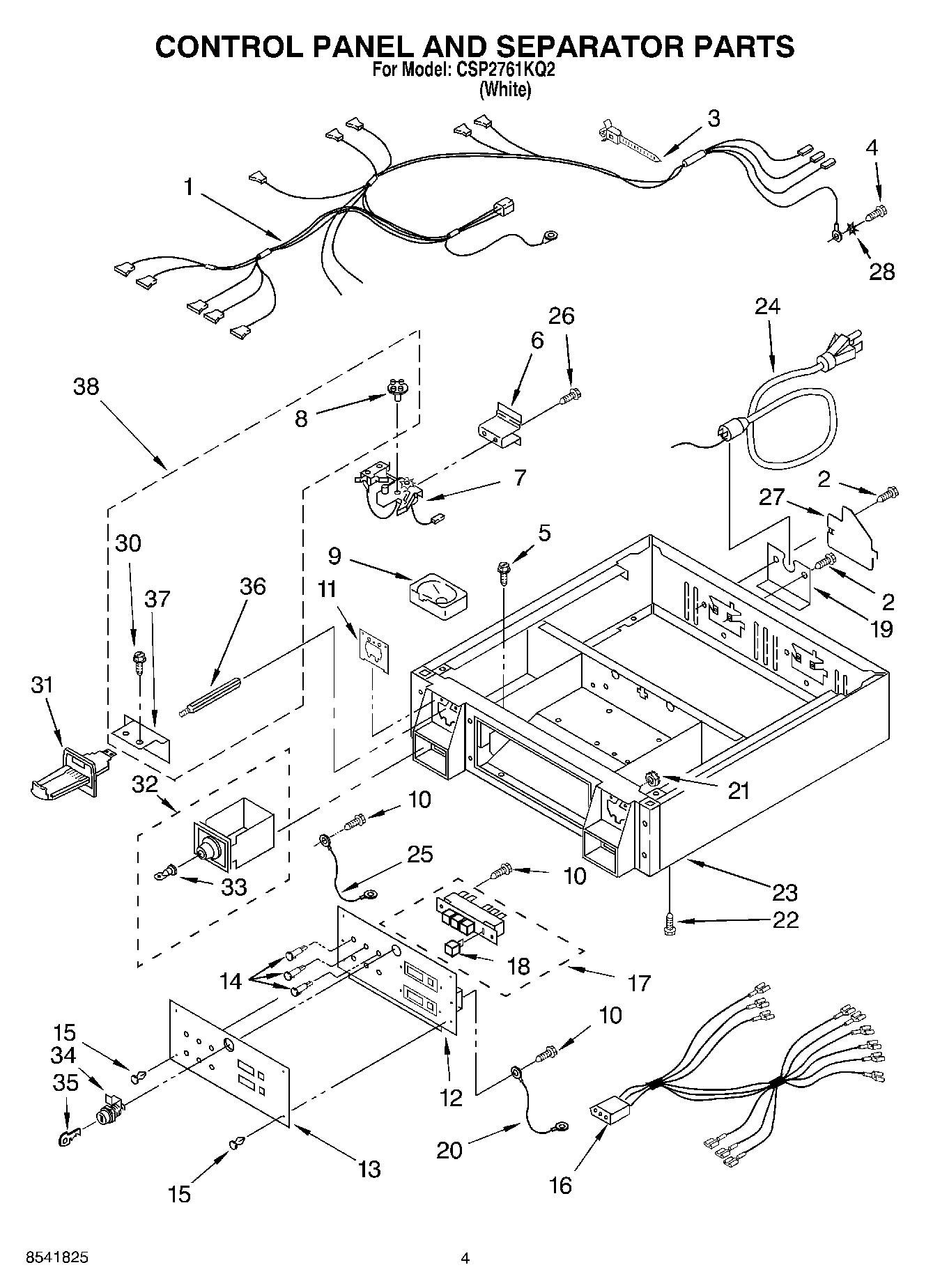 03 - CONTROL PANEL AND SEPARATOR PARTS