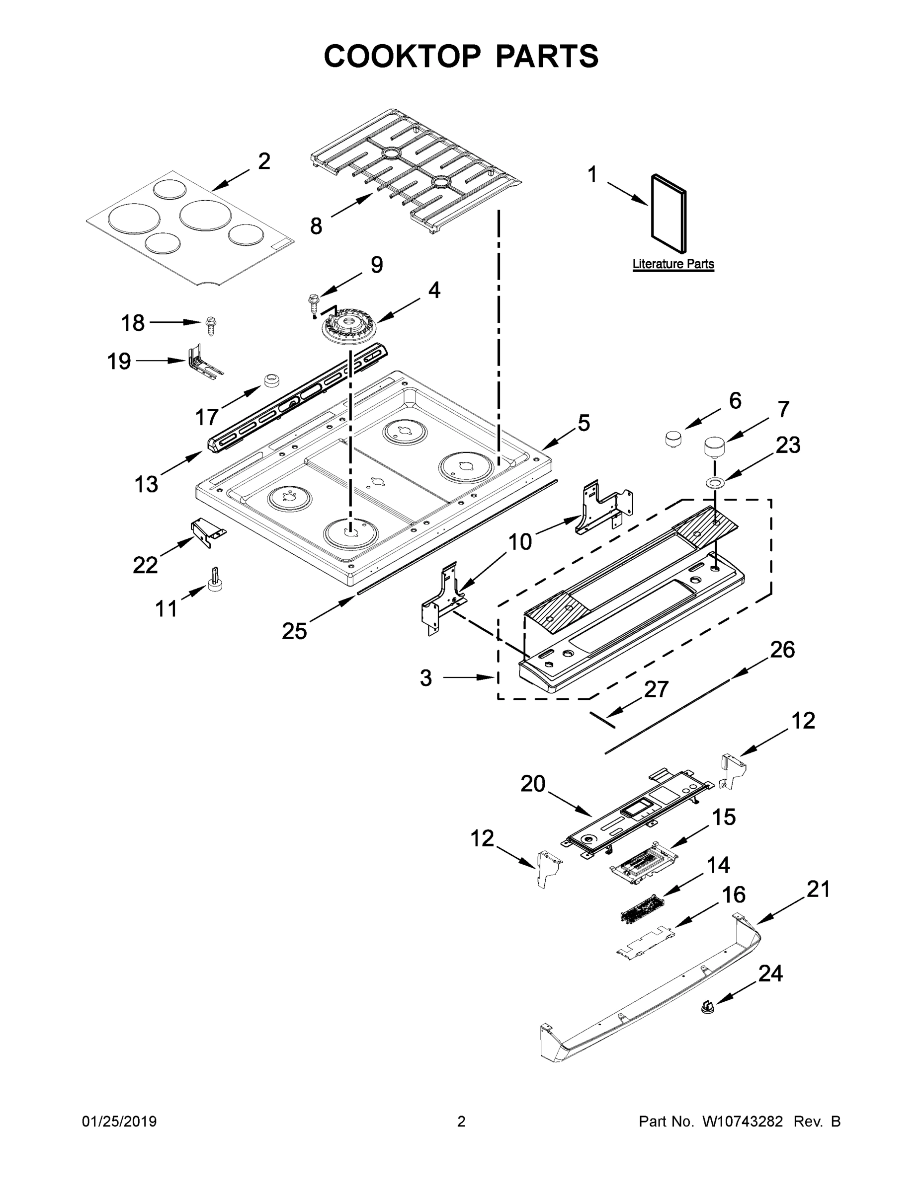 02 - COOKTOP PARTS