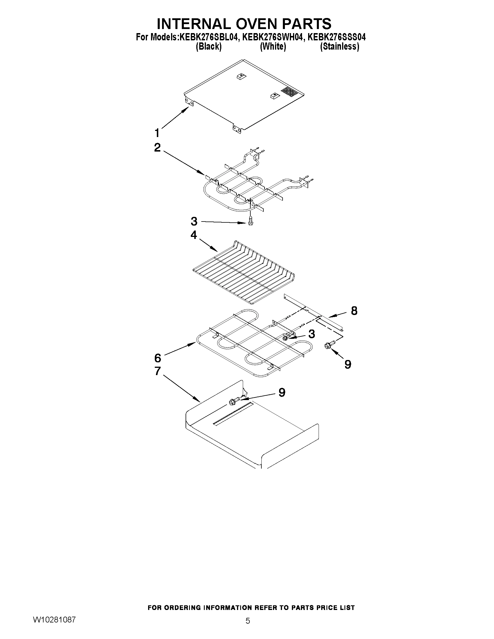 04 - INTERNAL OVEN PARTS