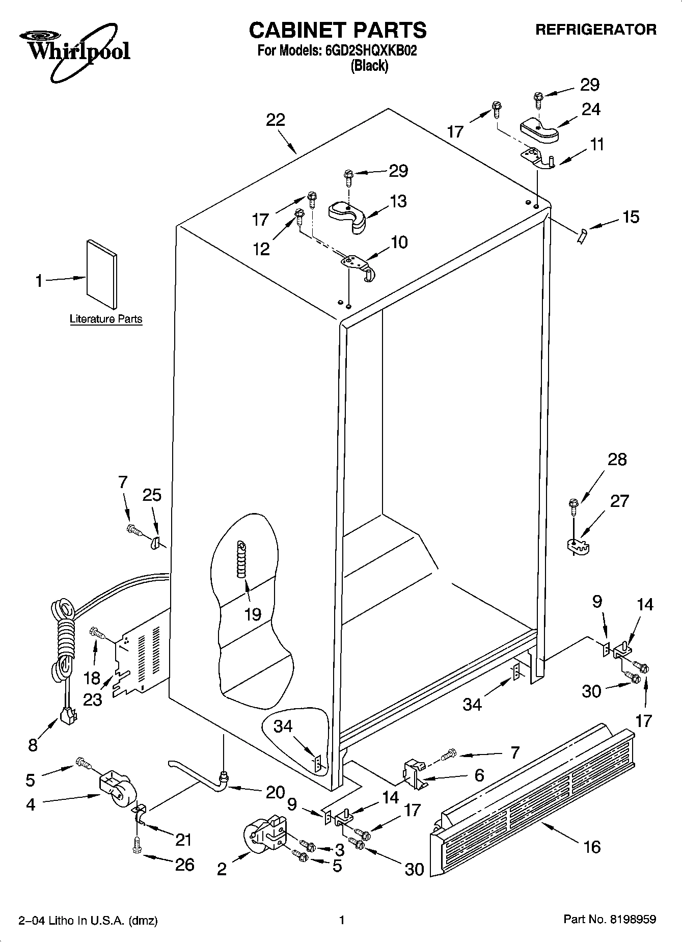 01 - CABINET PARTS