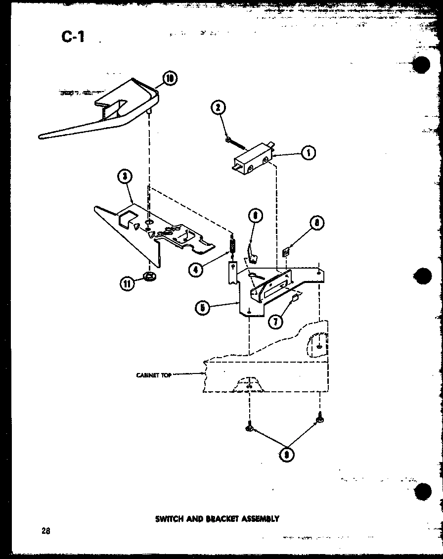 13 - SWITCH AND BRACKET ASSY