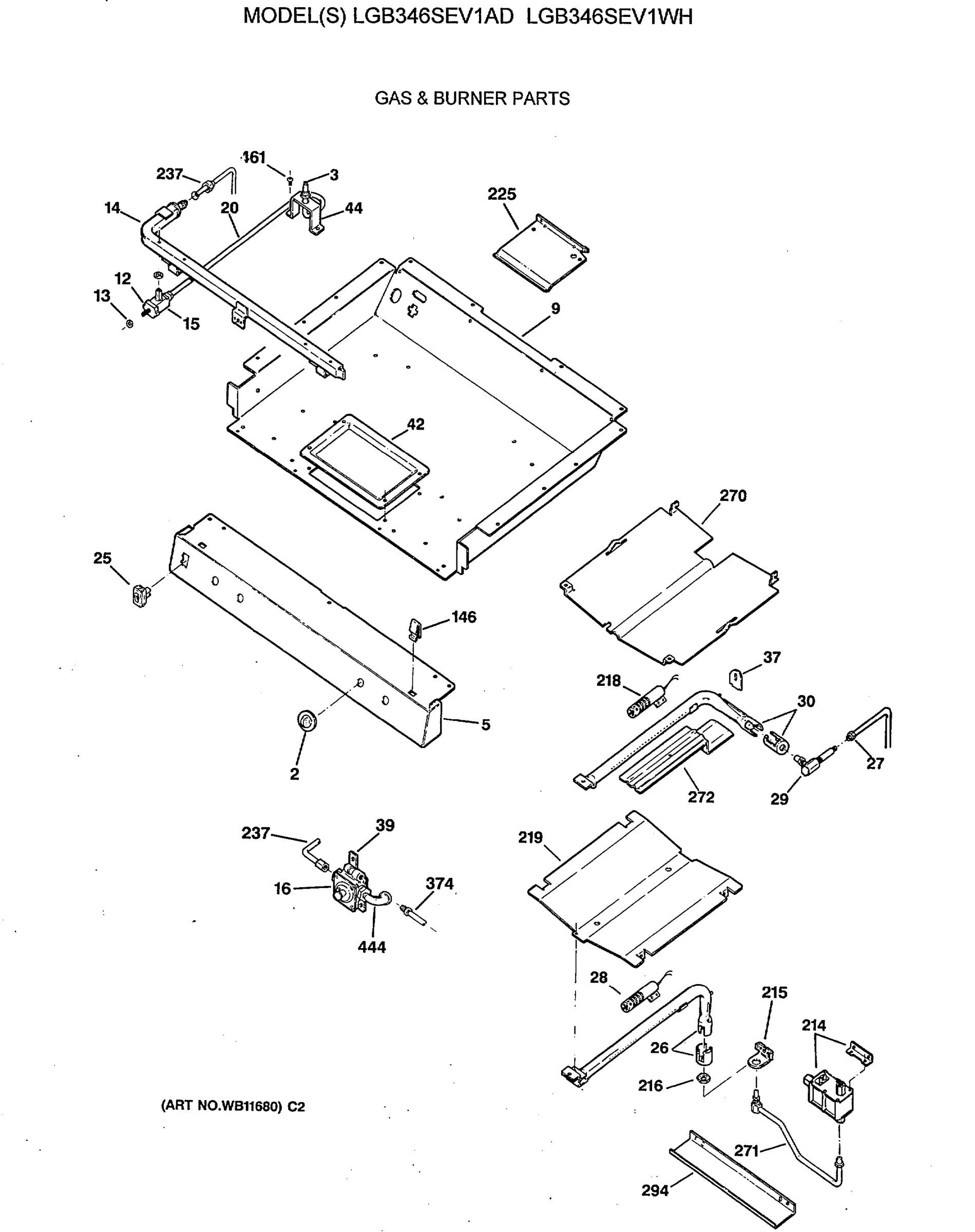 GAS & BURNER PARTS