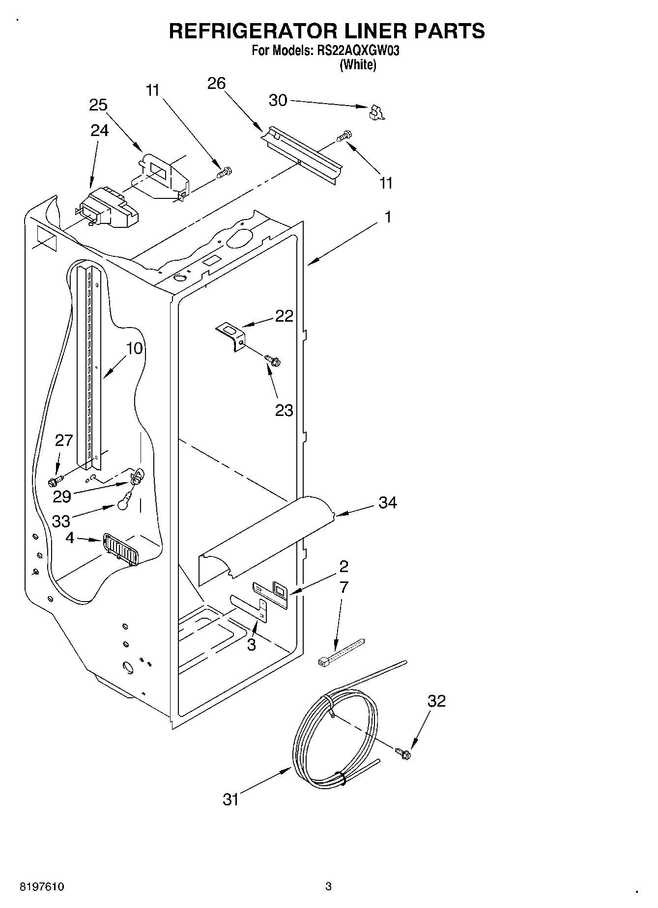 02 - REFRIGERATOR LINER