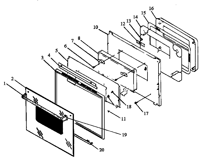 09 - OVEN DOOR