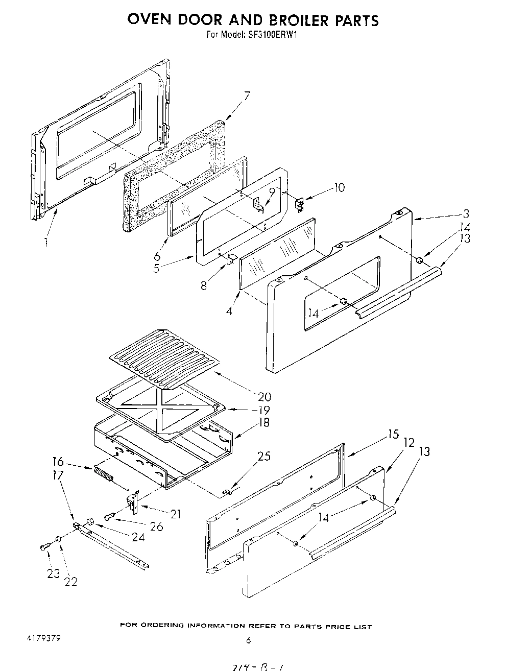05 - OVEN DOOR AND BROILER