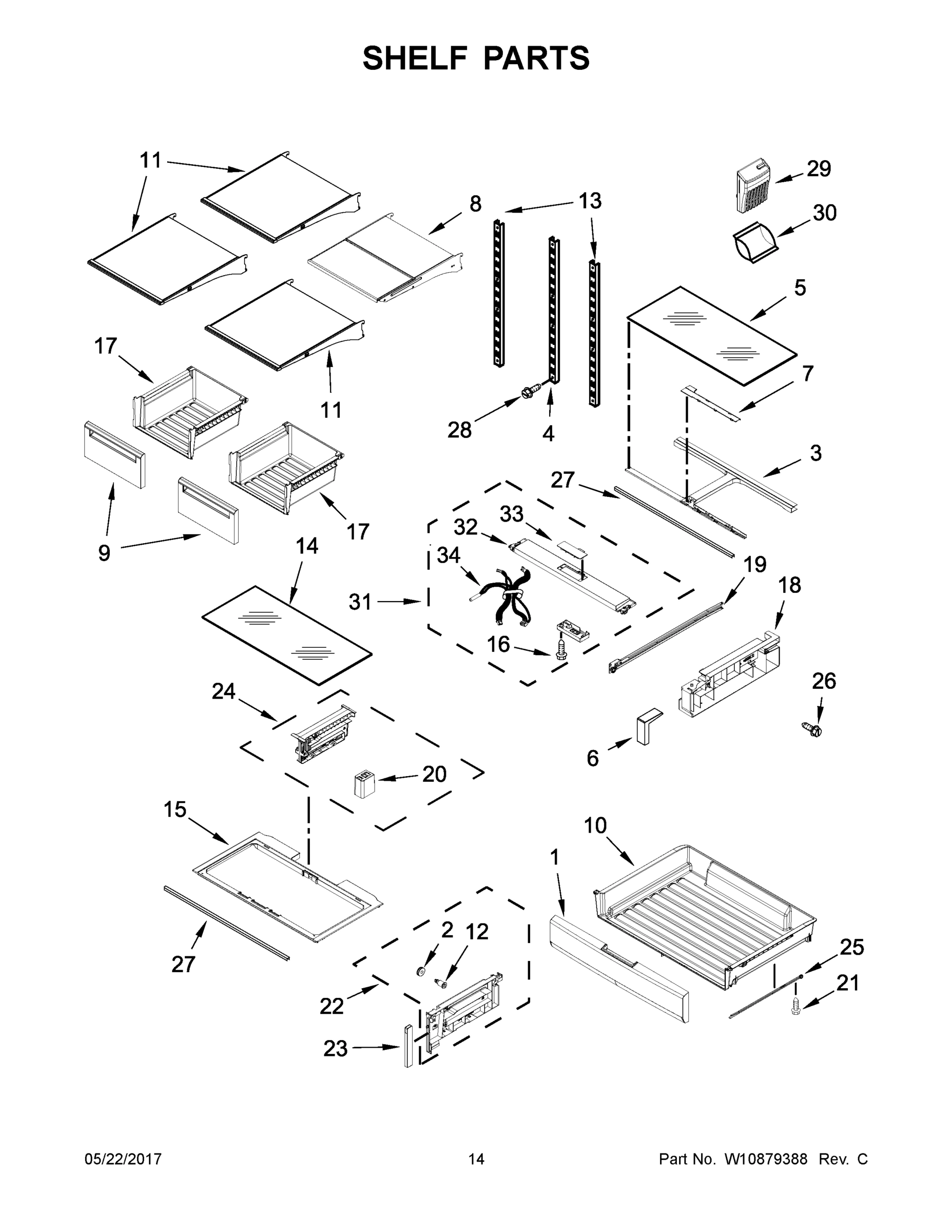 08 - SHELF PARTS