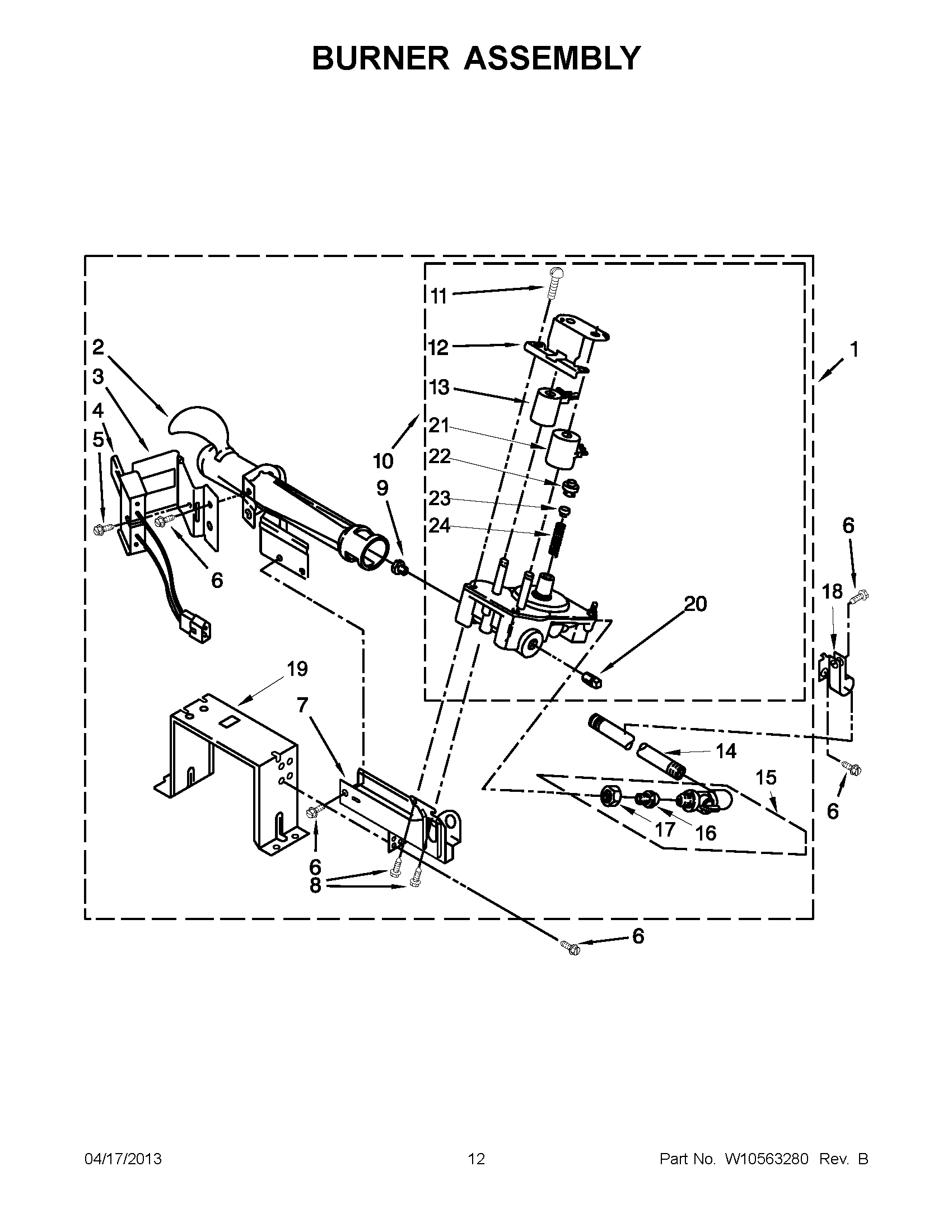 06 - BURNER ASSEMBLY