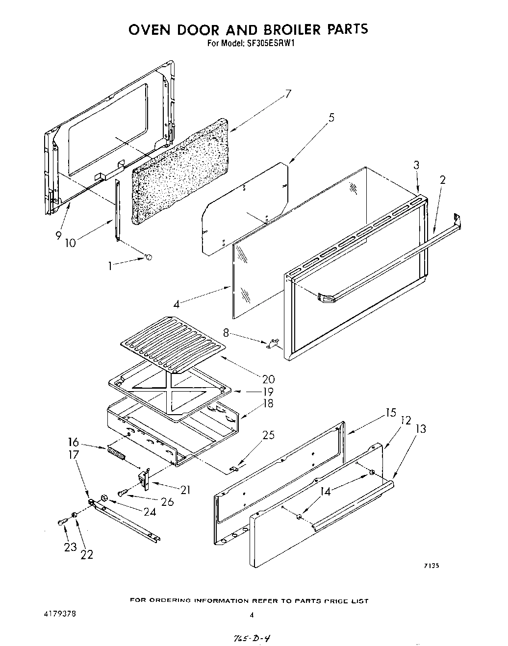 04 - OVEN DOOR AND BROILER