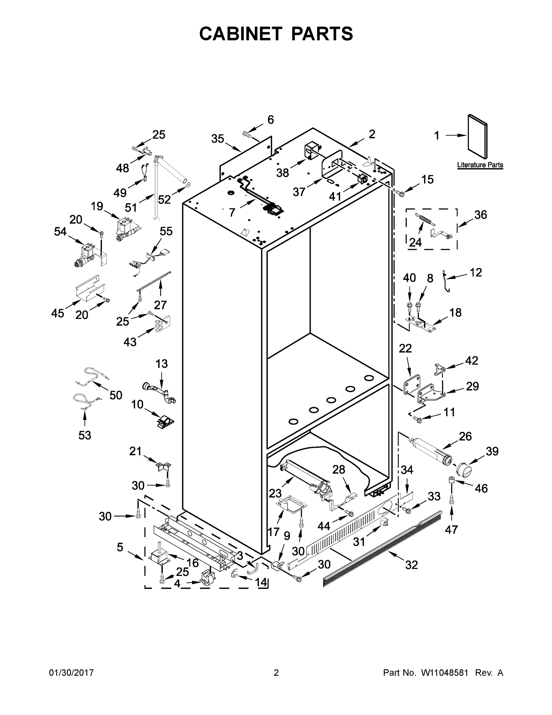 02 - CABINET PARTS
