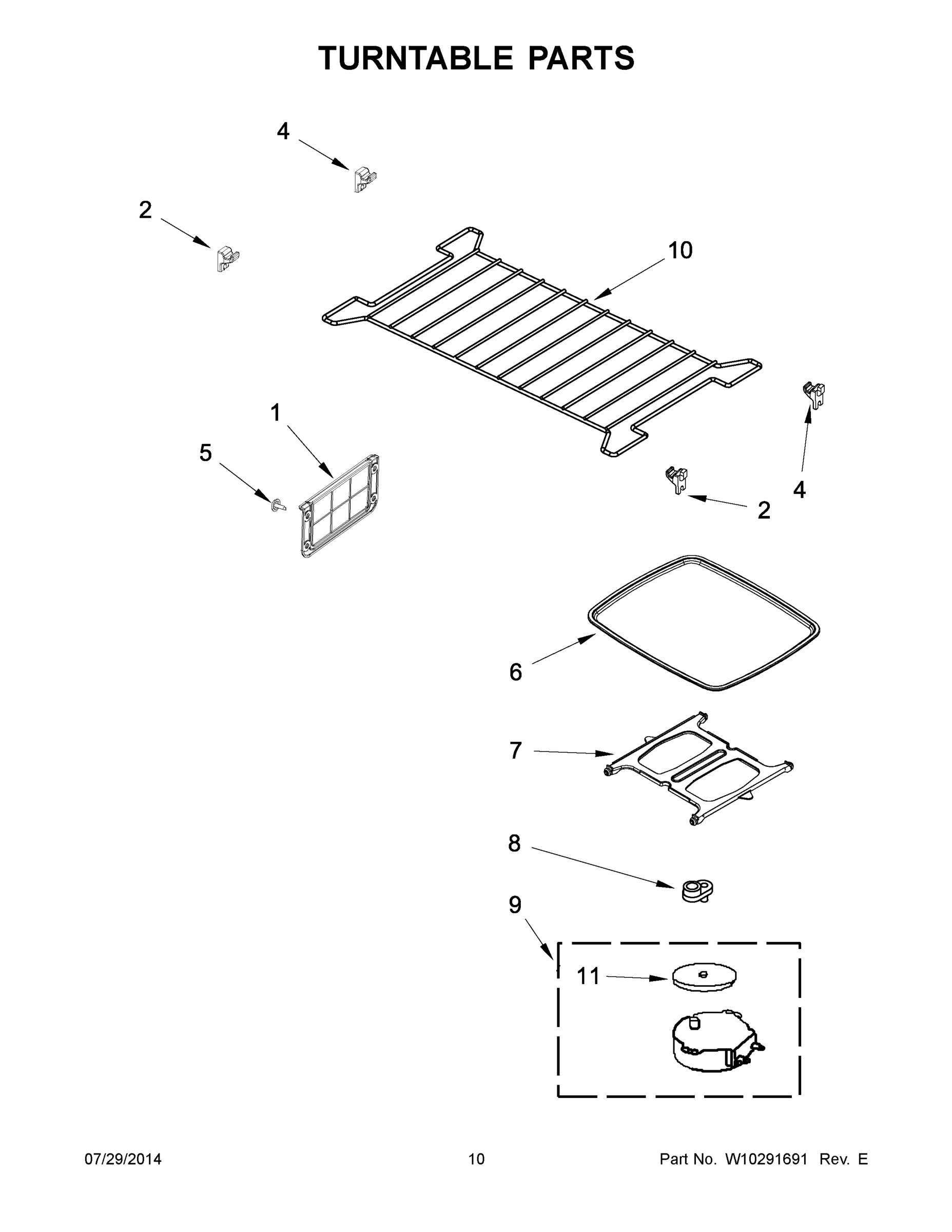 06 - TURNTABLE PARTS