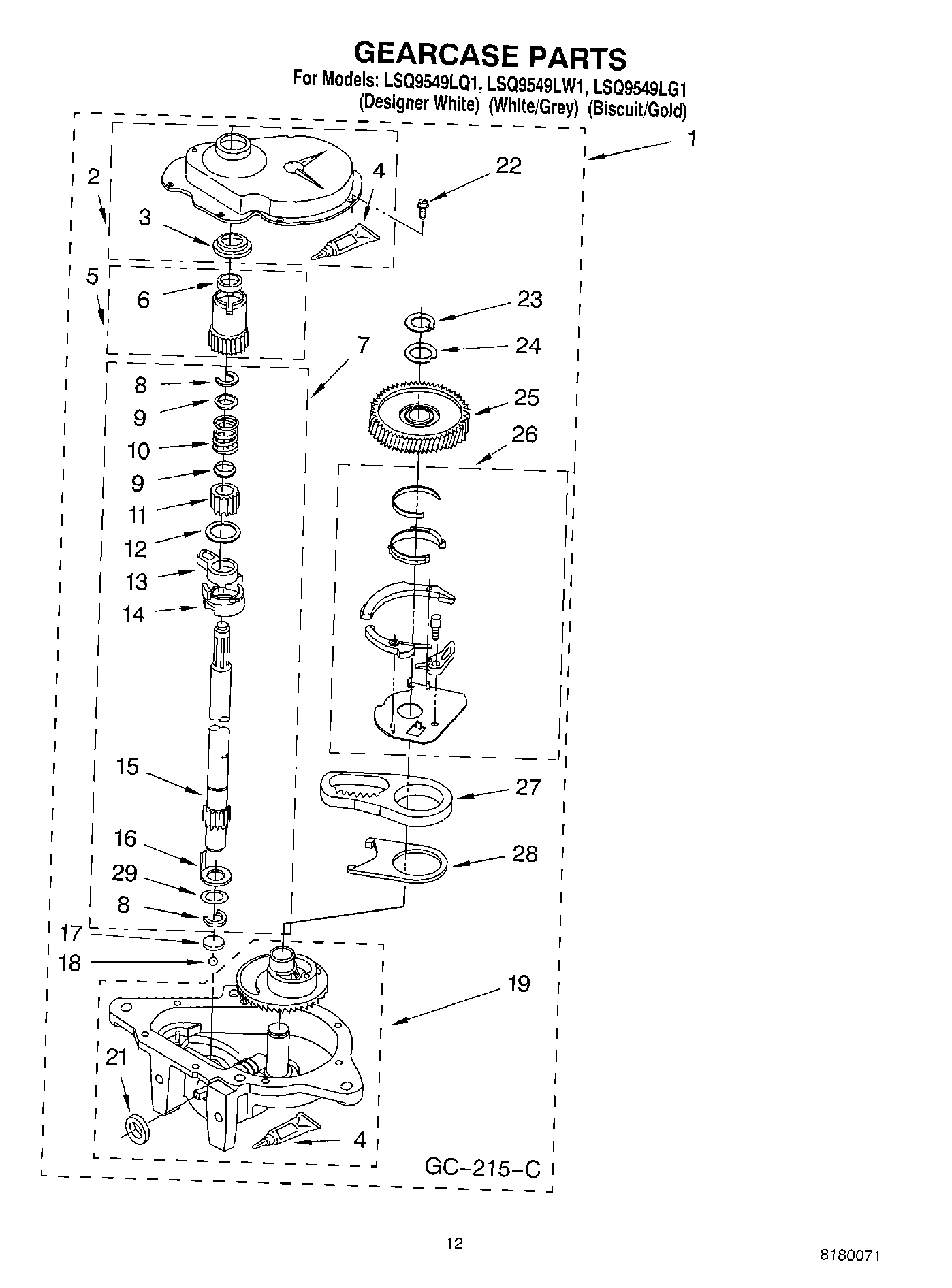 08 - GEARCASE PARTS