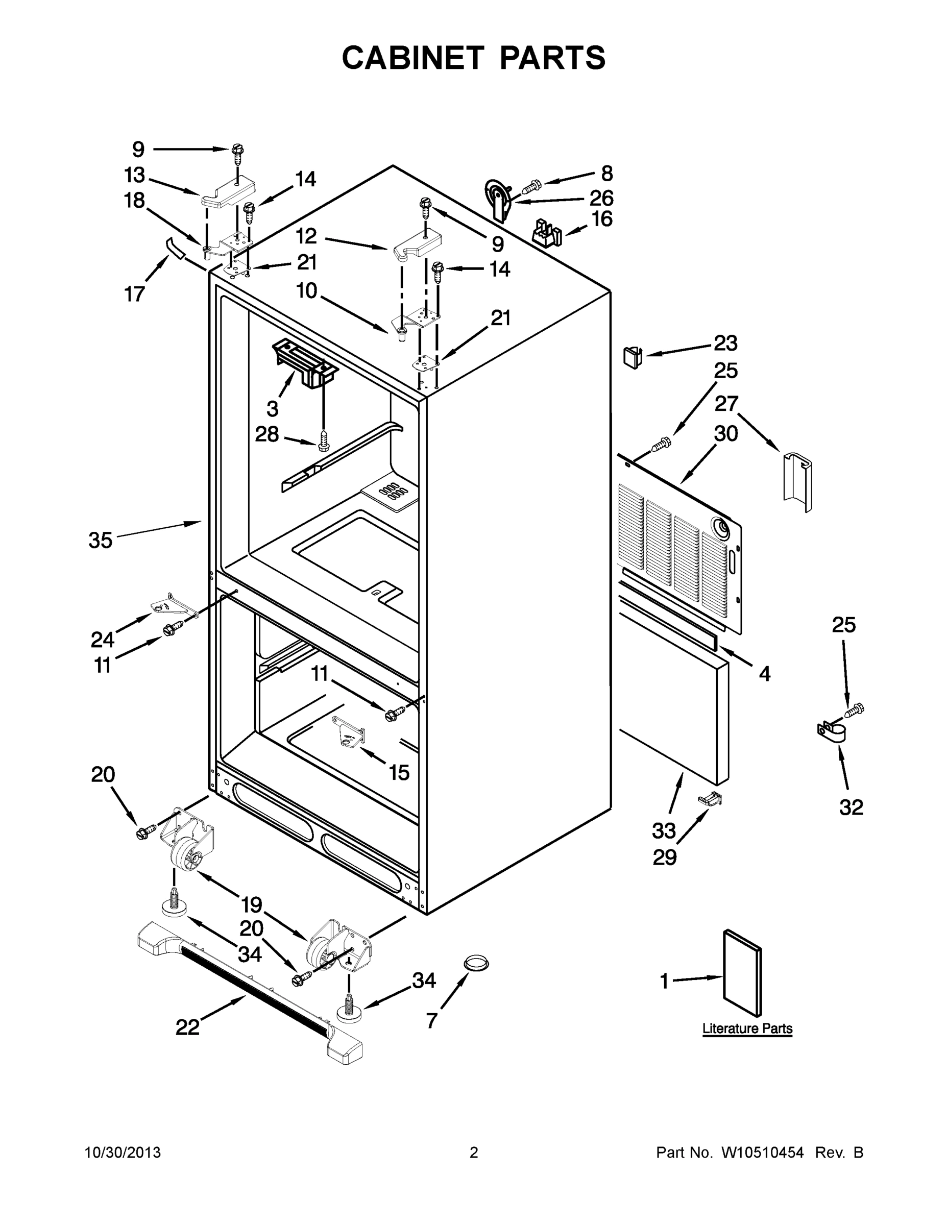 02 - CABINET PARTS