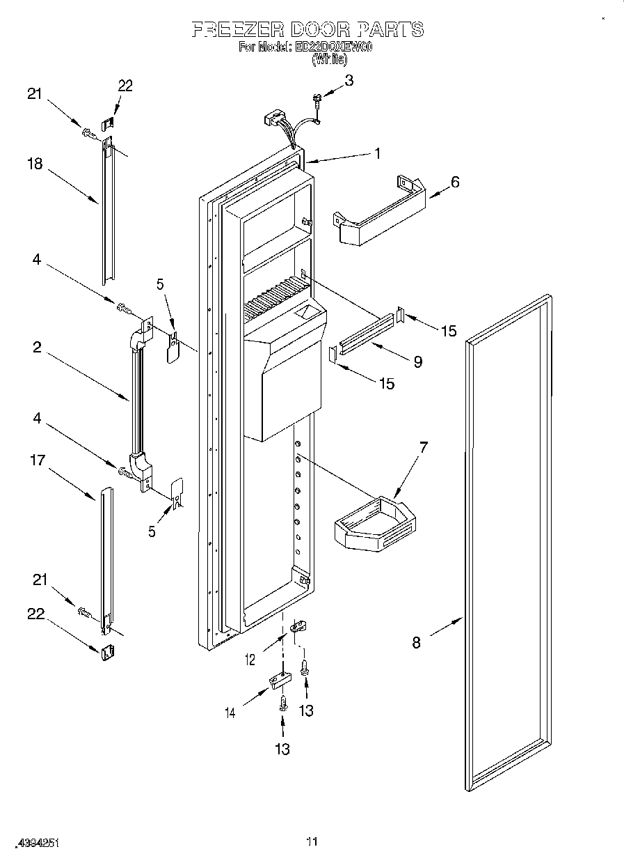 08 - FREEZER DOOR