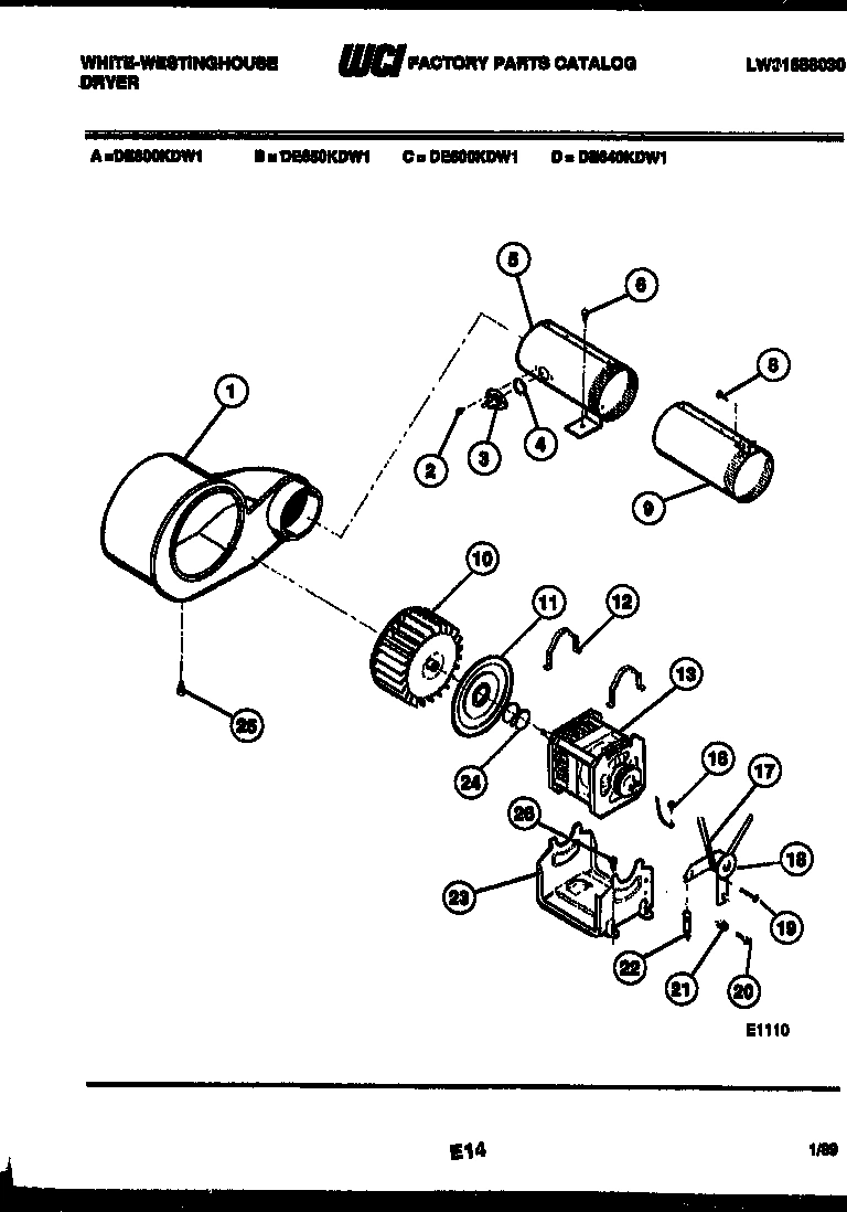 05 - MOTOR AND BLOWER PARTS