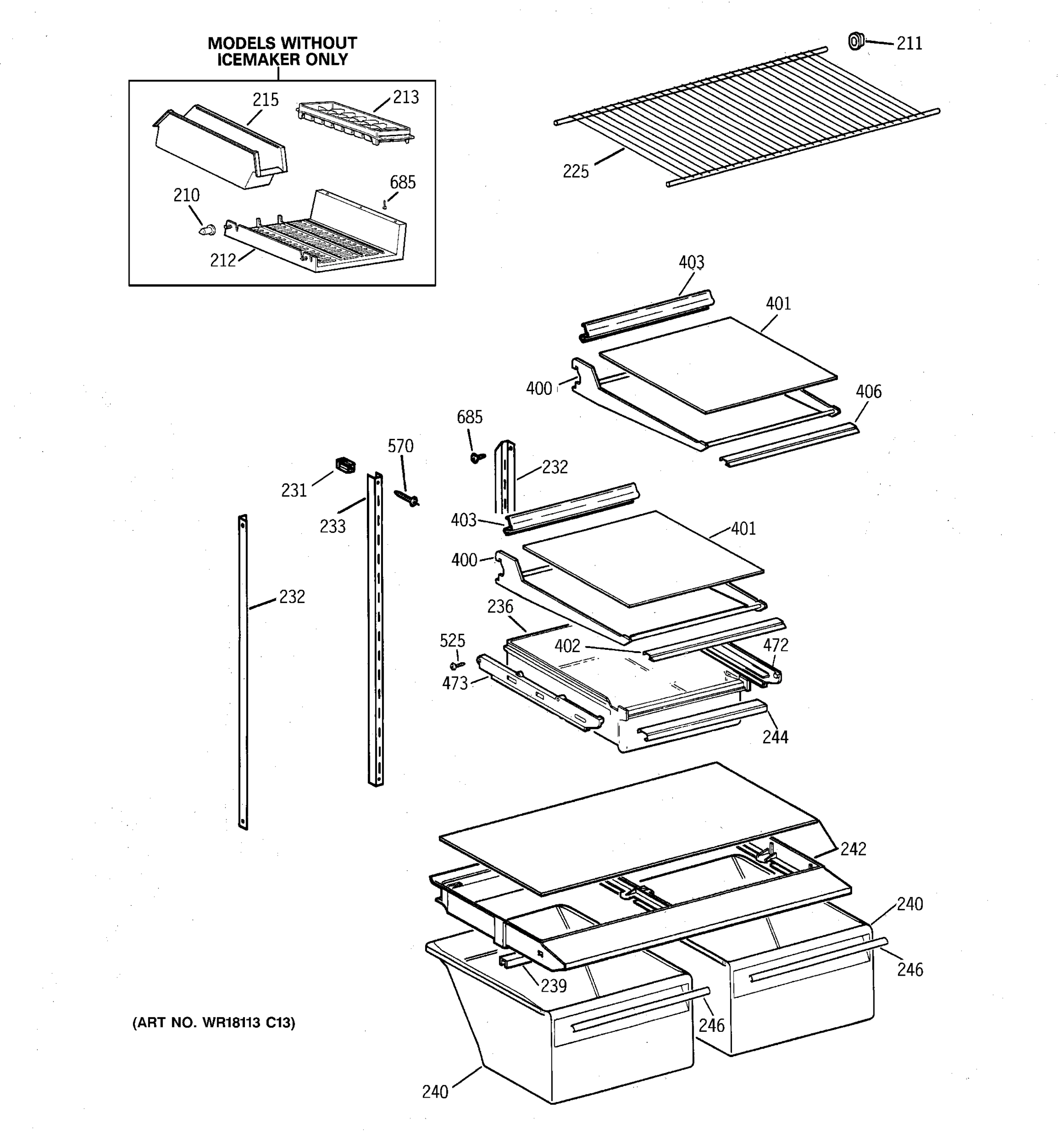 SHELF PARTS