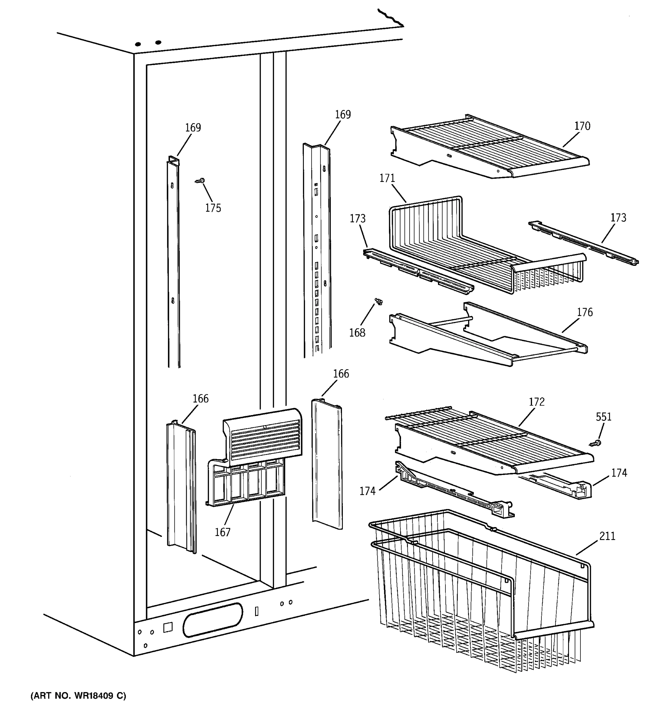 FREEZER SHELVES