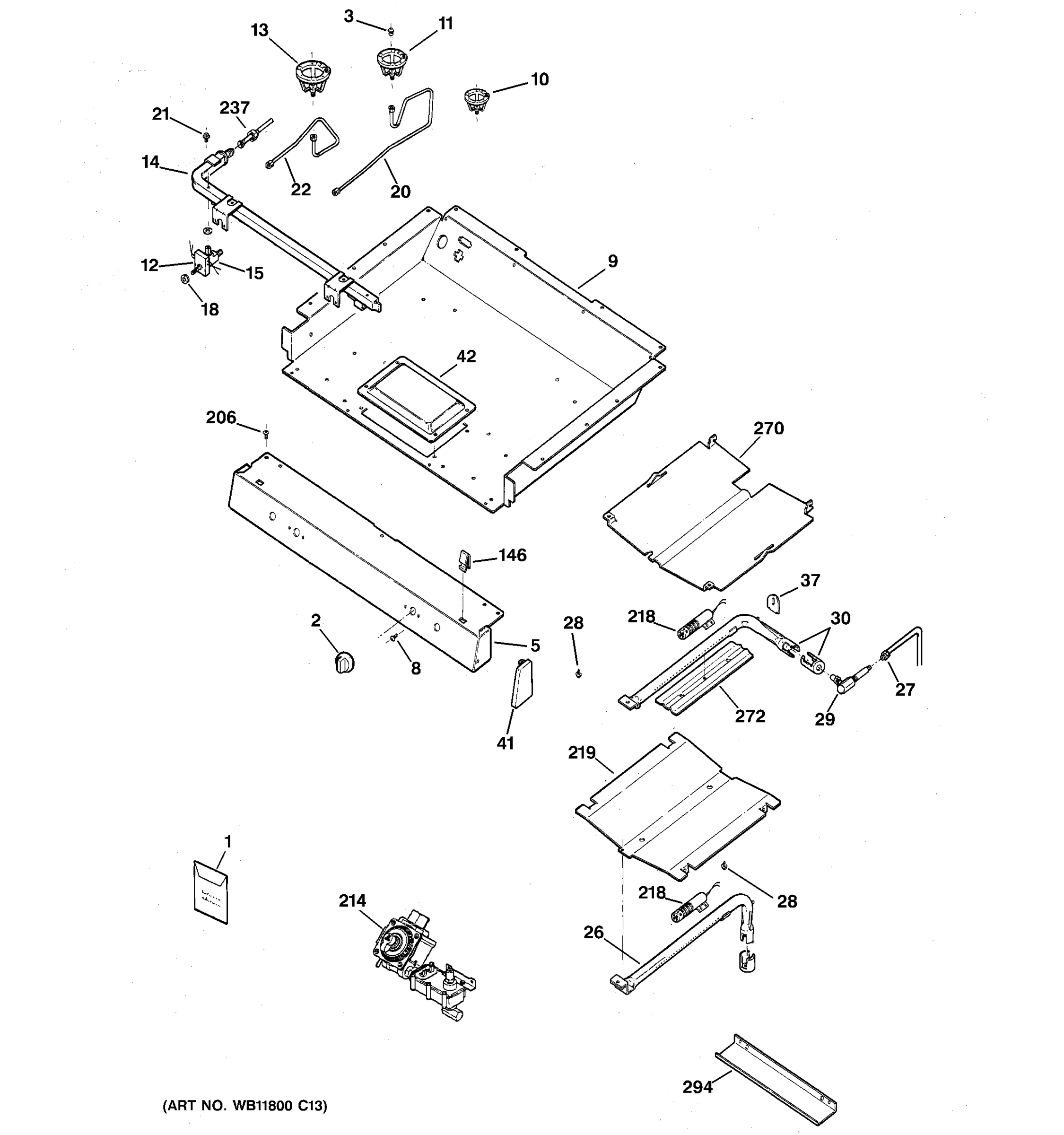 GAS & BURNER PARTS