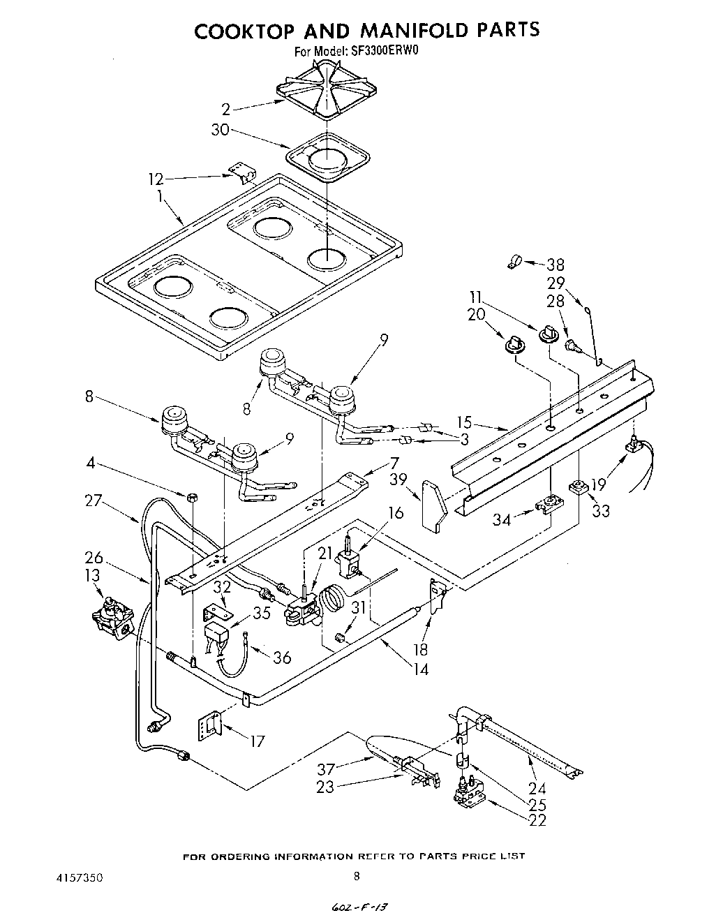 06 - COOKTOP AND MANIFOLD , LITERATURE AND OPTIONAL