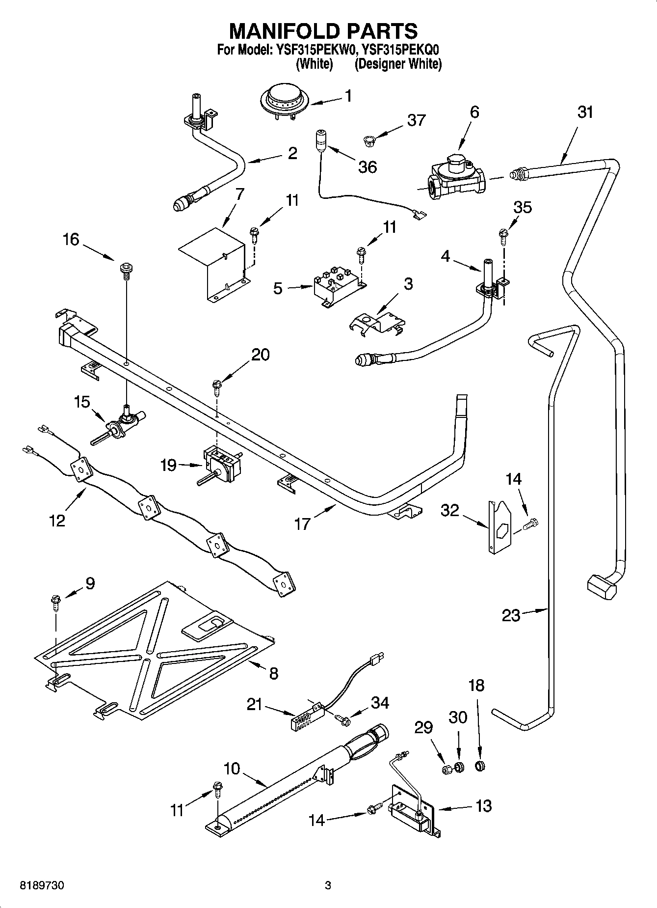 03 - MANIFOLD PARTS