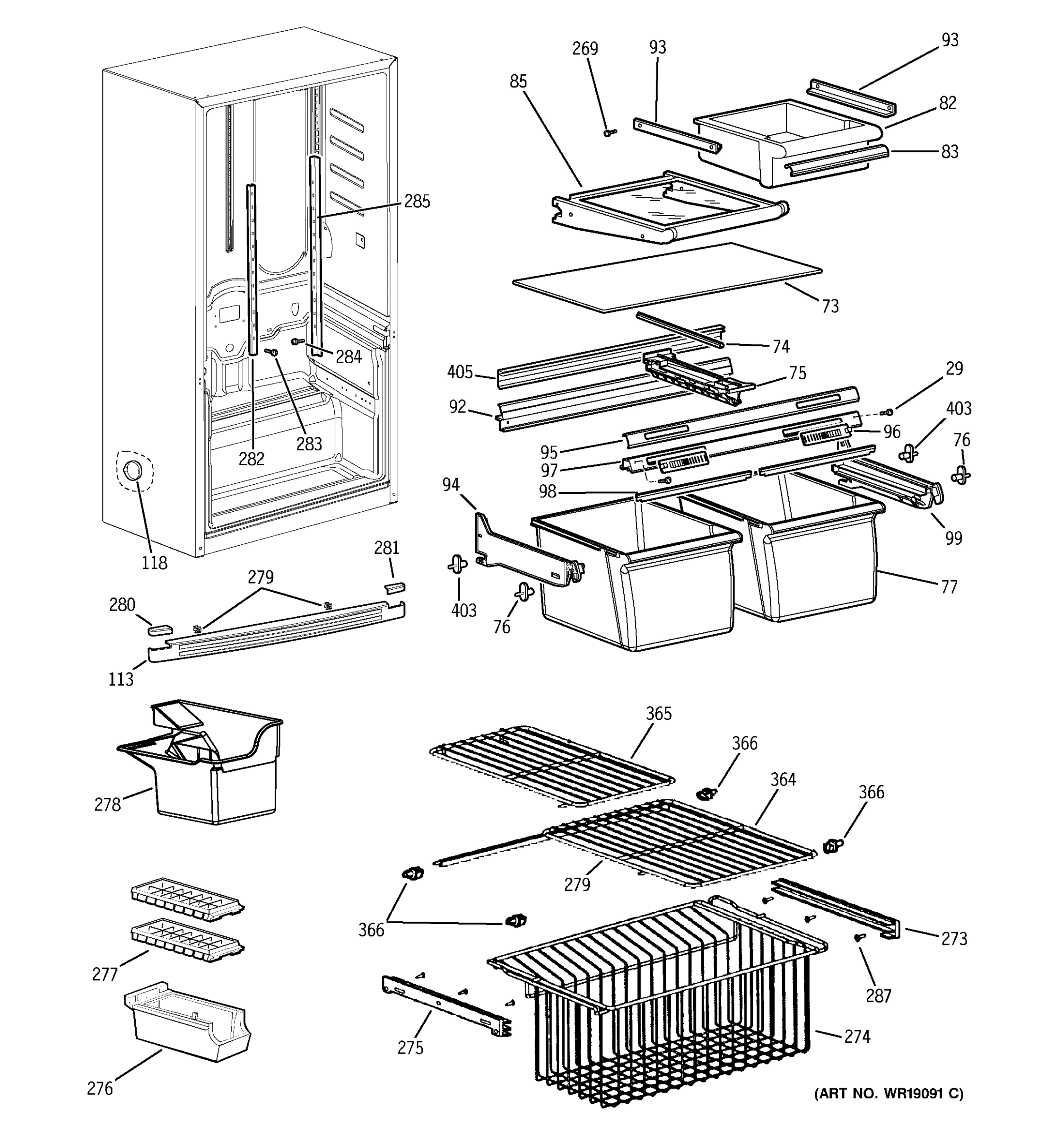 SHELVES