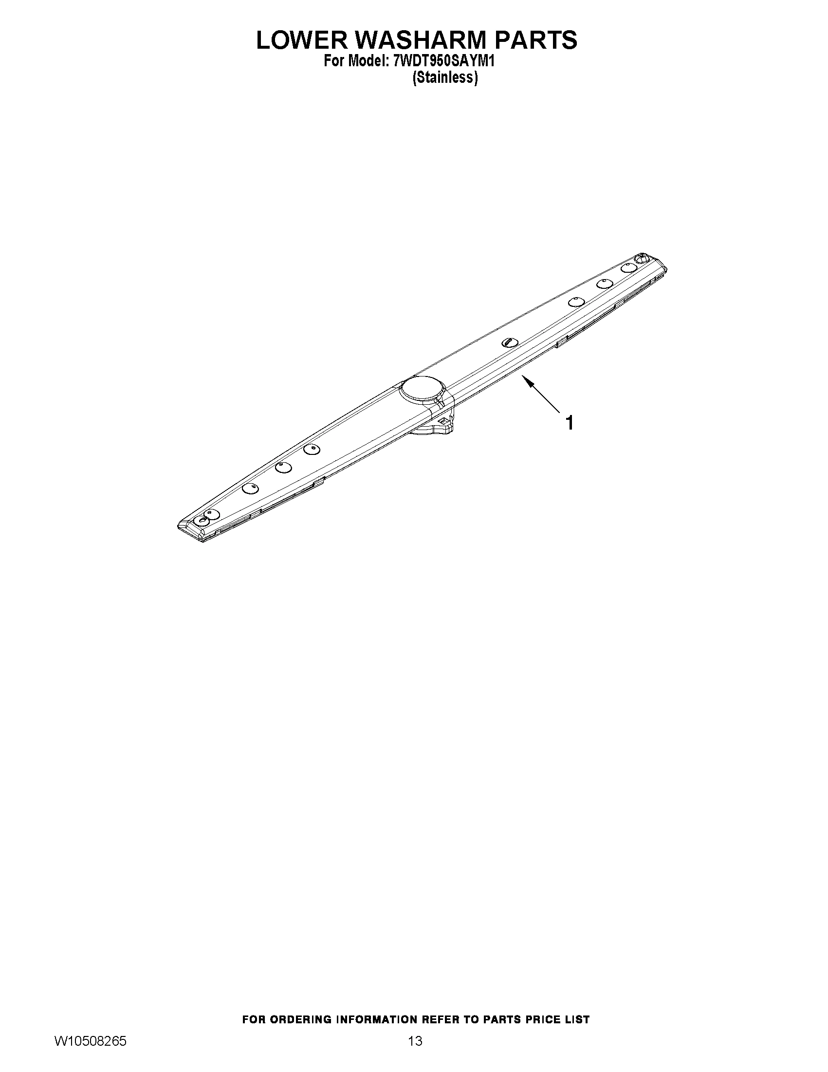 11 - LOWER WASHARM PARTS