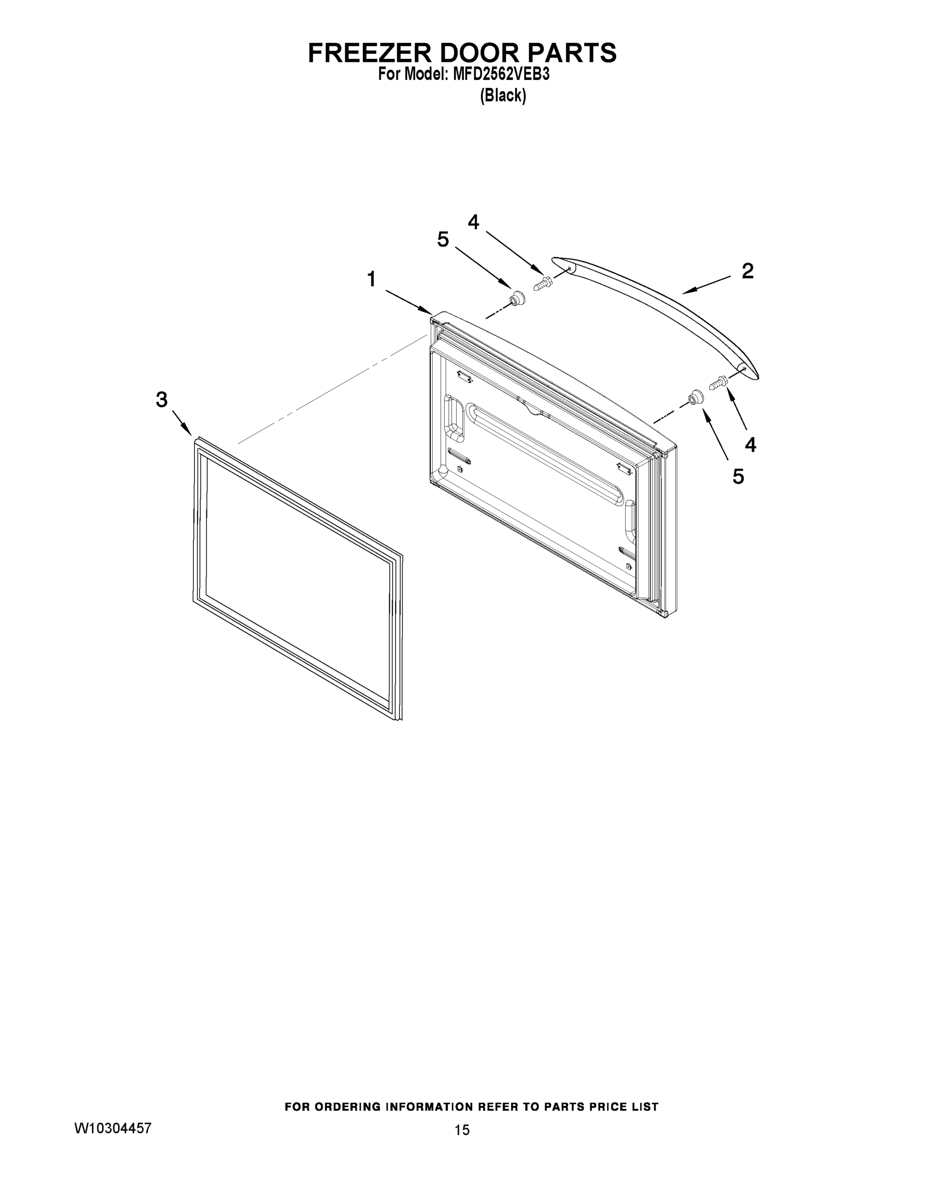 08 - FREEZER DOOR PARTS