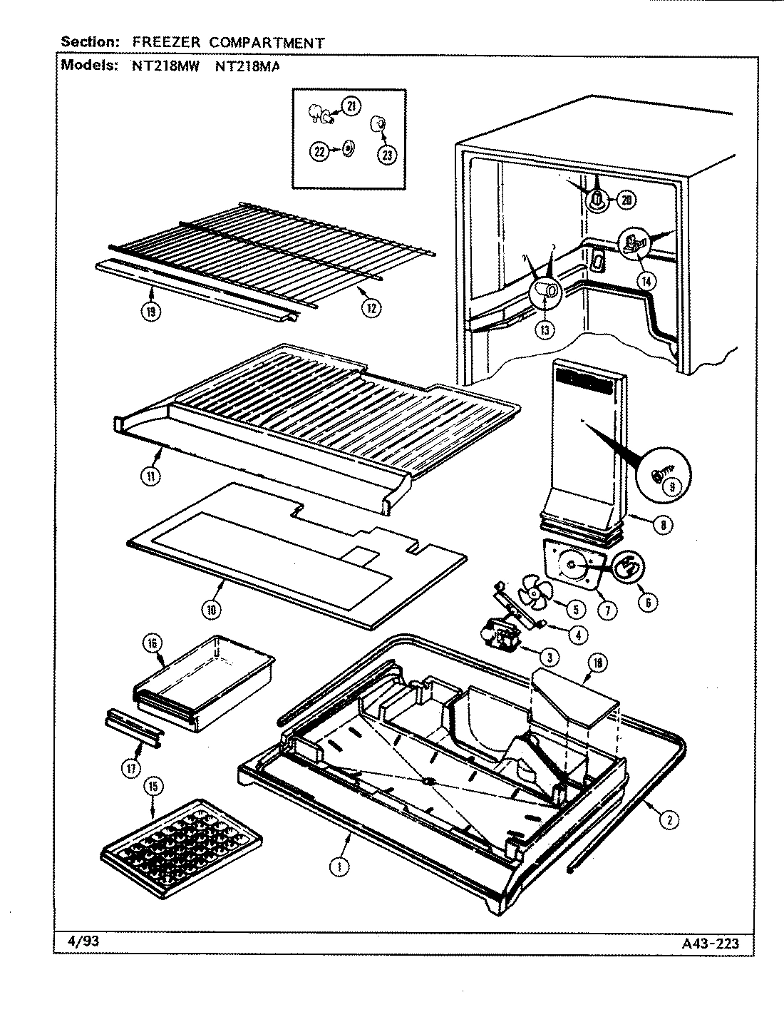 01 - FREEZER COMPARTMENT