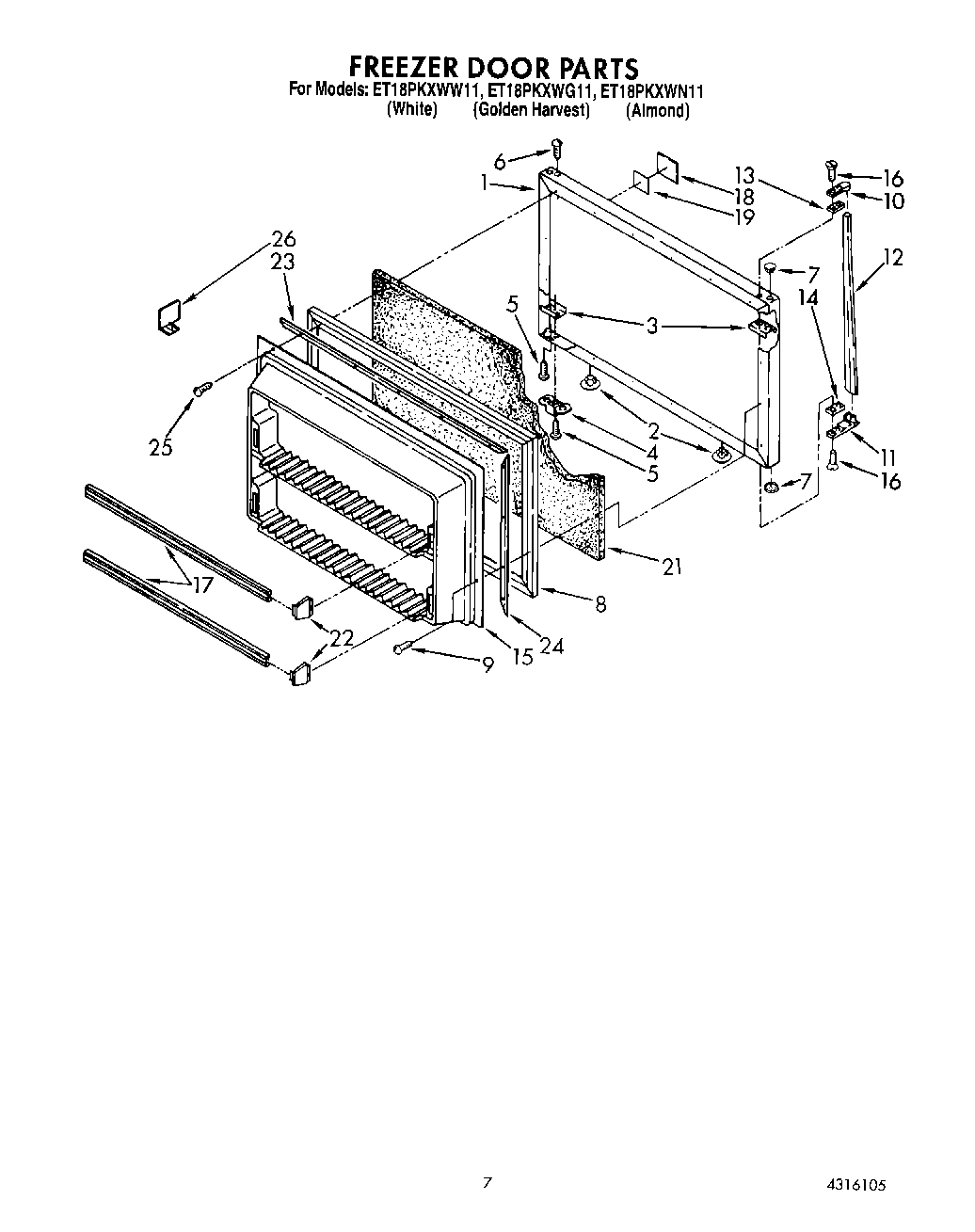 05 - FREEZER DOOR